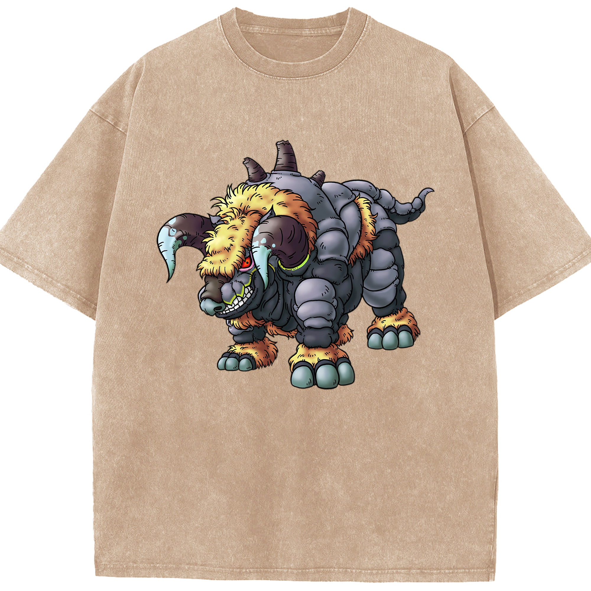 （画像用） ドラゴンクエスト Doragon Kuesuto Dragon Quest 綿100% ヴィンテージ風 半袖Tシャツ（フロントプリント）