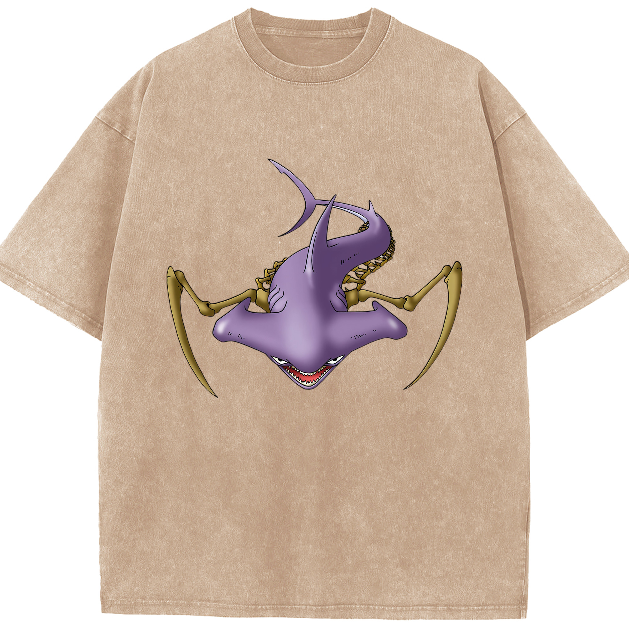 （画像用） ドラゴンクエスト Doragon Kuesuto Dragon Quest 綿100% ヴィンテージ風 半袖Tシャツ（フロントプリント）