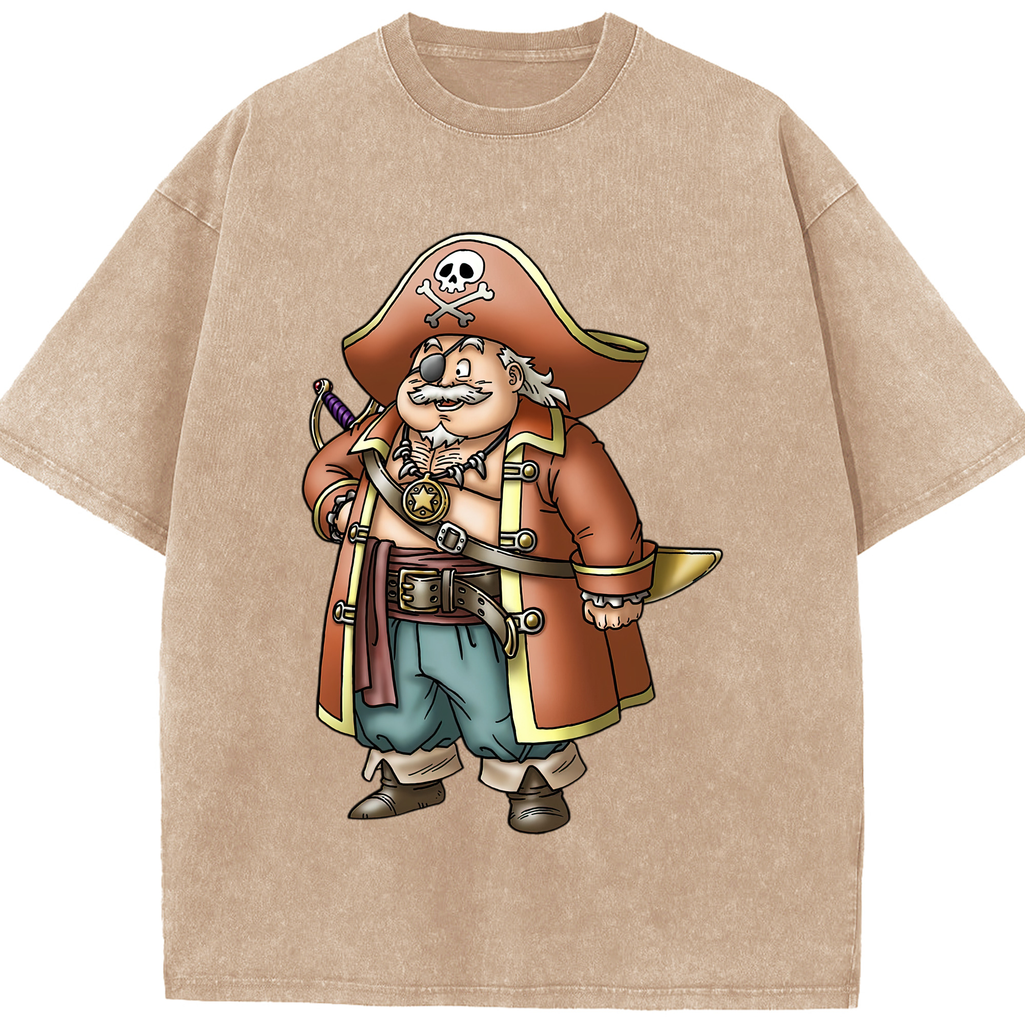 （画像用） ドラゴンクエスト Doragon Kuesuto Dragon Quest 綿100% ヴィンテージ風 半袖Tシャツ（フロントプリント）