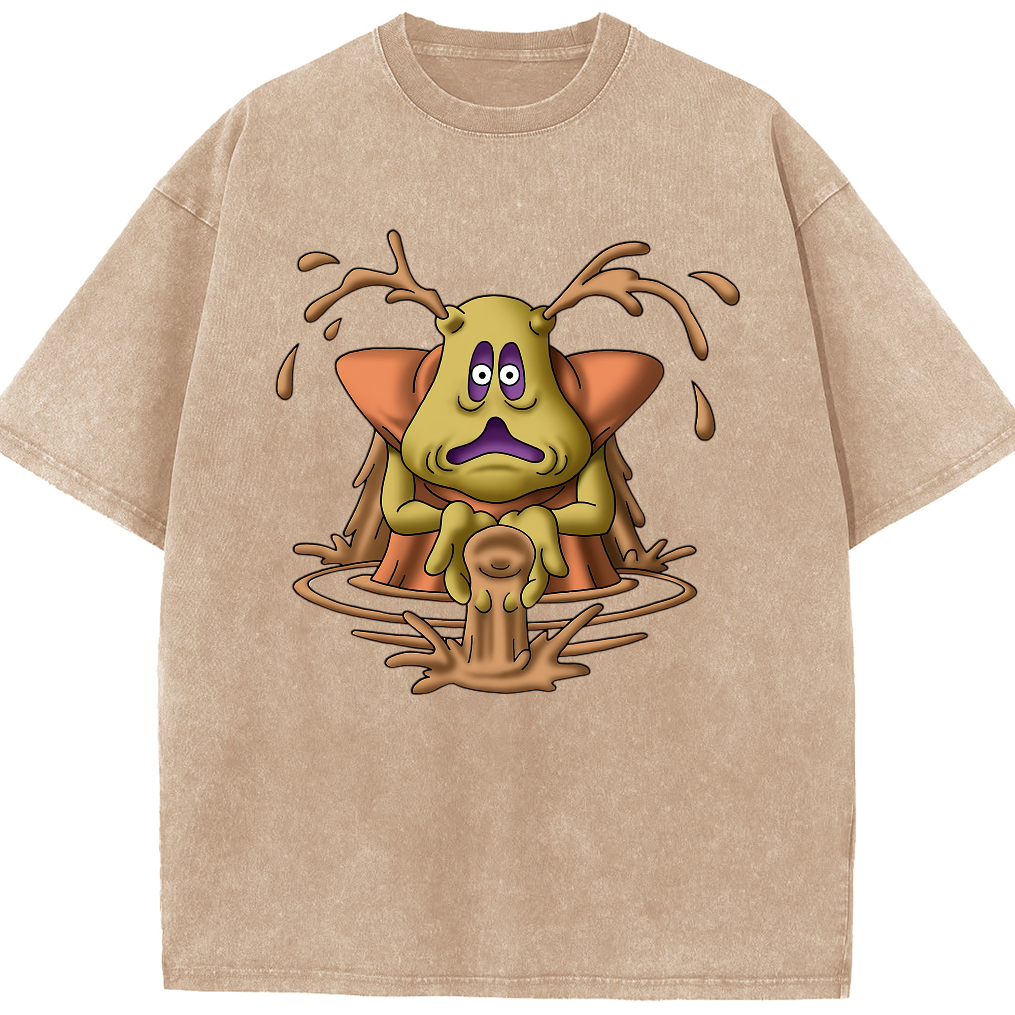 （画像用） ドラゴンクエスト Doragon Kuesuto Dragon Quest 綿100% ヴィンテージ風 半袖Tシャツ（フロントプリント）