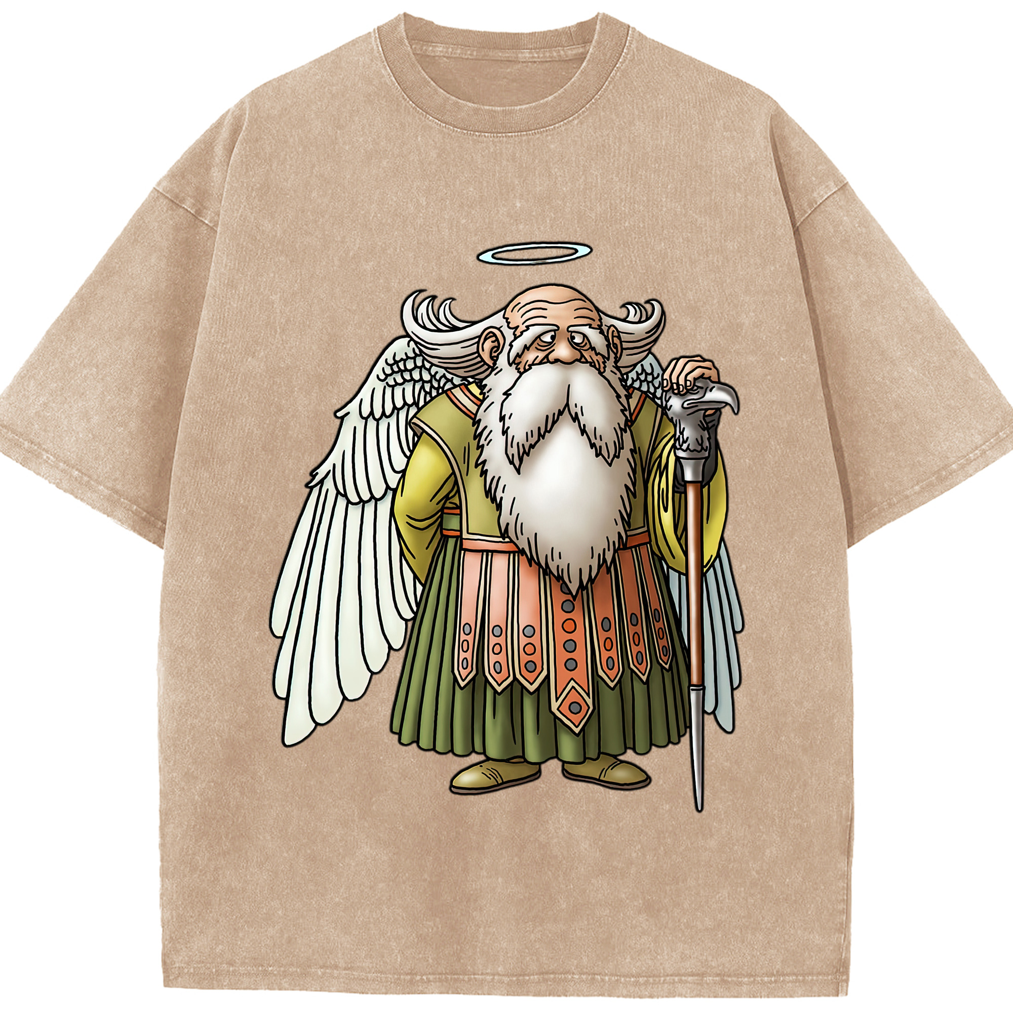 （画像用） ドラゴンクエスト Doragon Kuesuto Dragon Quest 綿100% ヴィンテージ風 半袖Tシャツ（フロントプリント）
