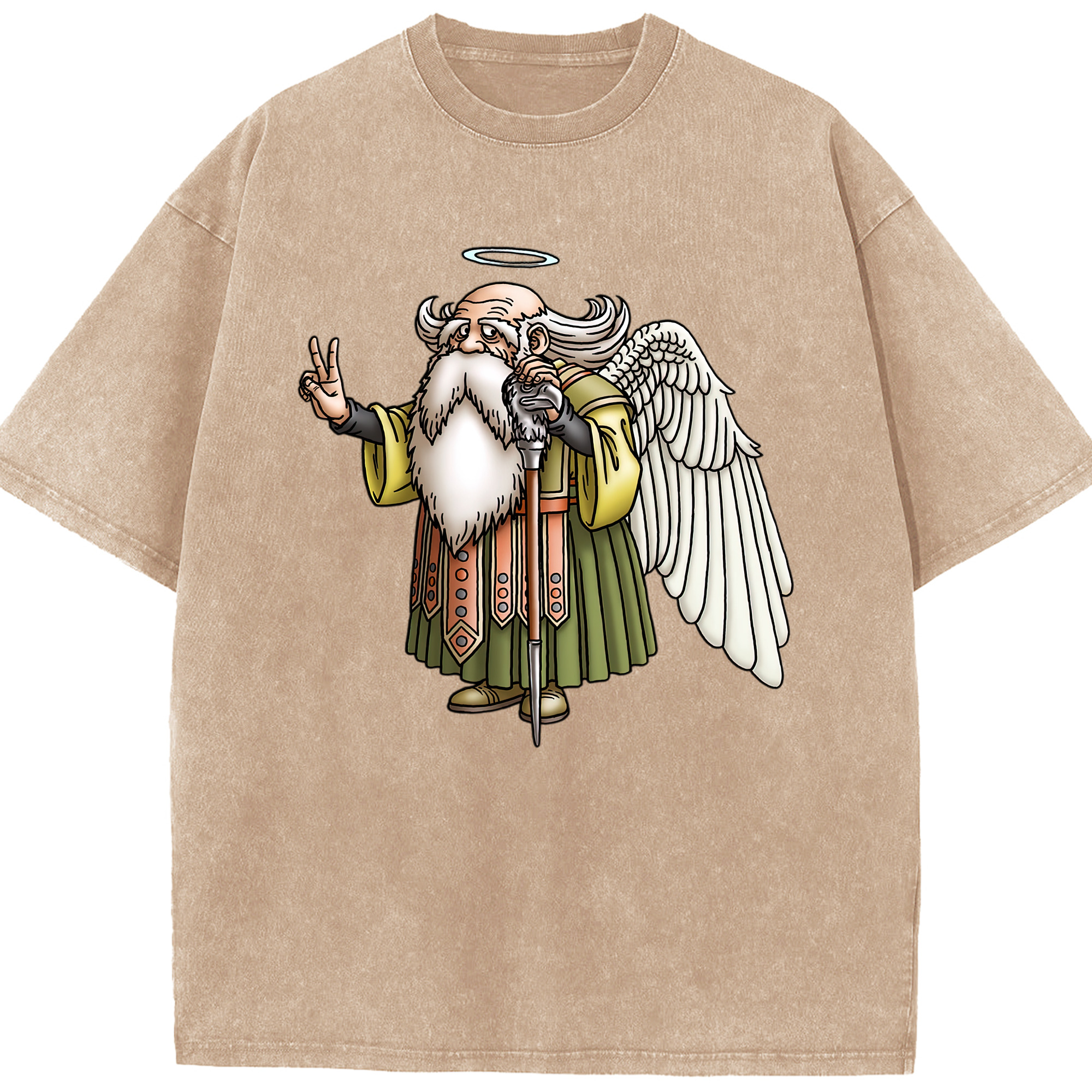（画像用） ドラゴンクエスト Doragon Kuesuto Dragon Quest 綿100% ヴィンテージ風 半袖Tシャツ（フロントプリント）