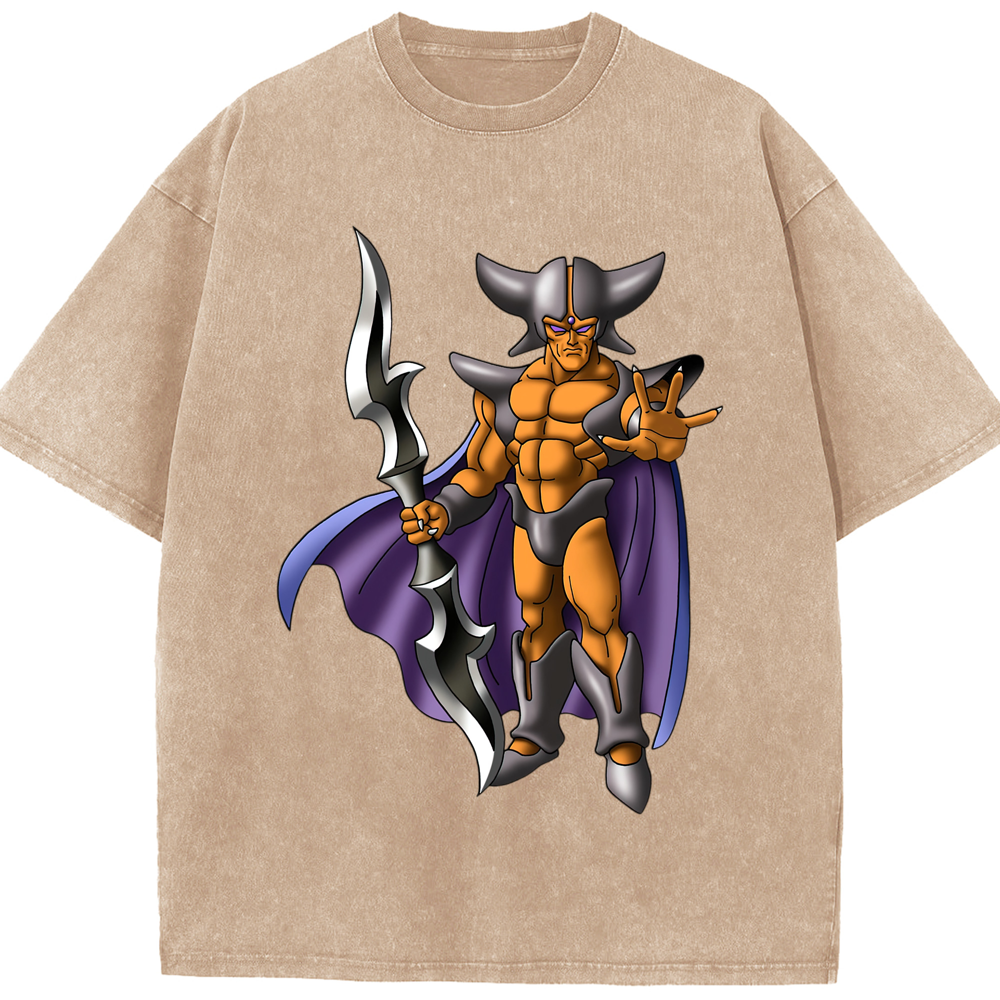 （画像用） ドラゴンクエスト Doragon Kuesuto Dragon Quest 綿100% ヴィンテージ風 半袖Tシャツ（フロントプリント）