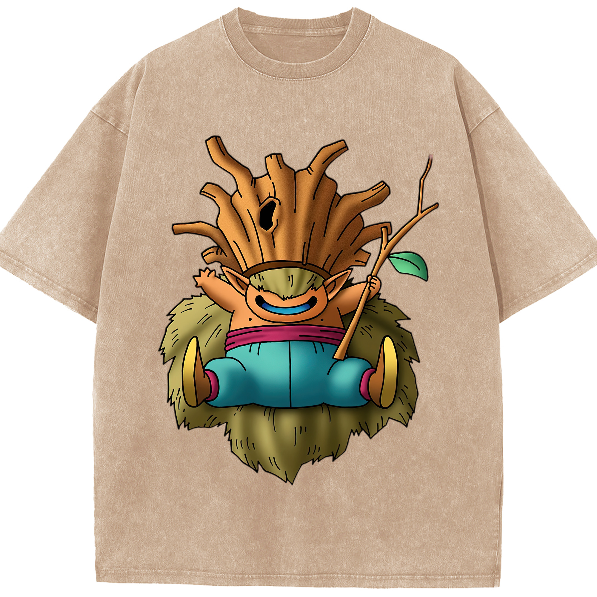 （画像用） ドラゴンクエスト Doragon Kuesuto Dragon Quest 綿100% ヴィンテージ風 半袖Tシャツ（フロントプリント）