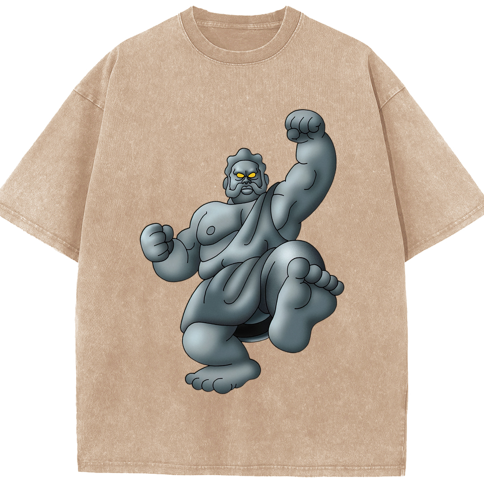 （画像用） ドラゴンクエスト Doragon Kuesuto Dragon Quest 綿100% ヴィンテージ風 半袖Tシャツ（フロントプリント）
