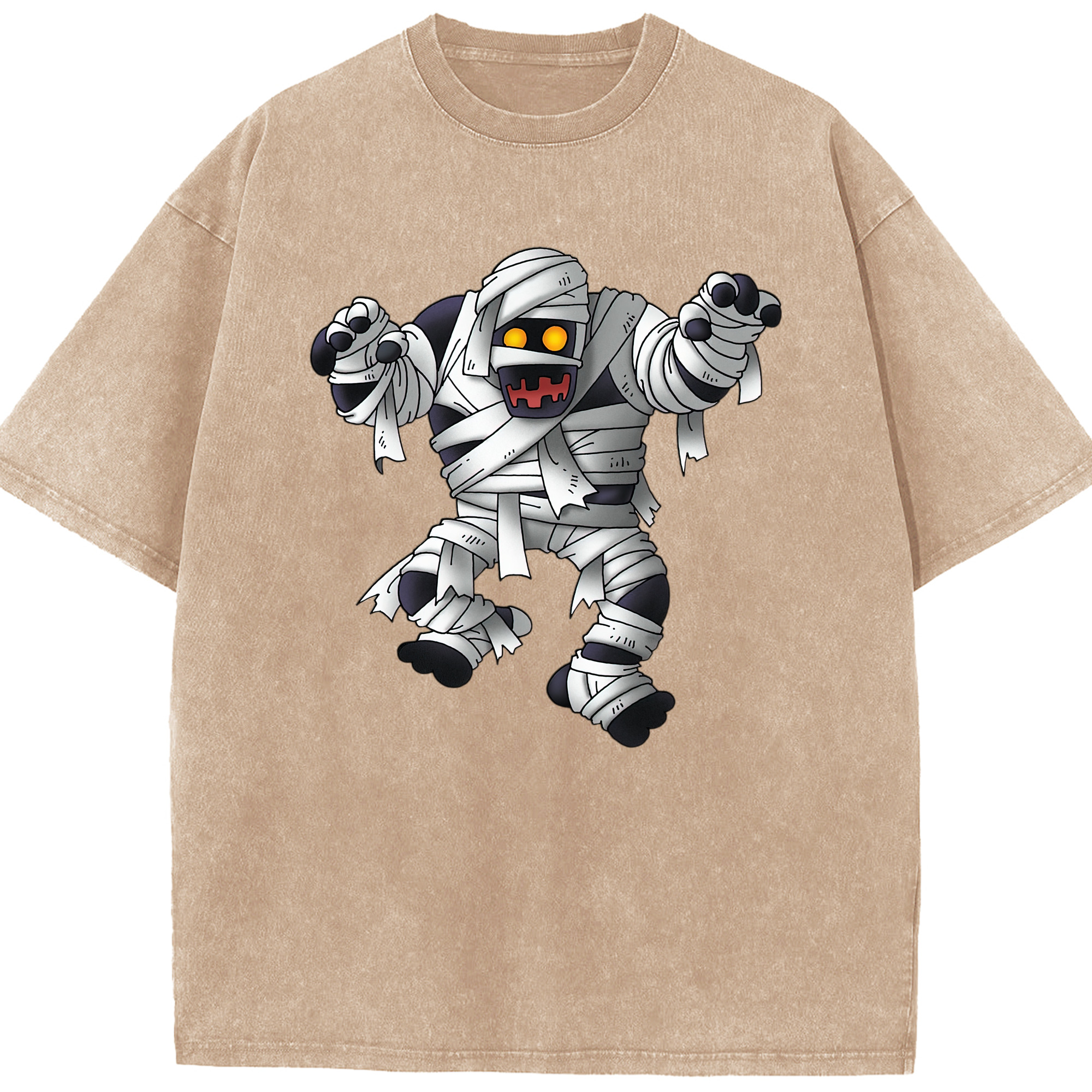 （画像用） ドラゴンクエスト Doragon Kuesuto Dragon Quest 綿100% ヴィンテージ風 半袖Tシャツ（フロントプリント）