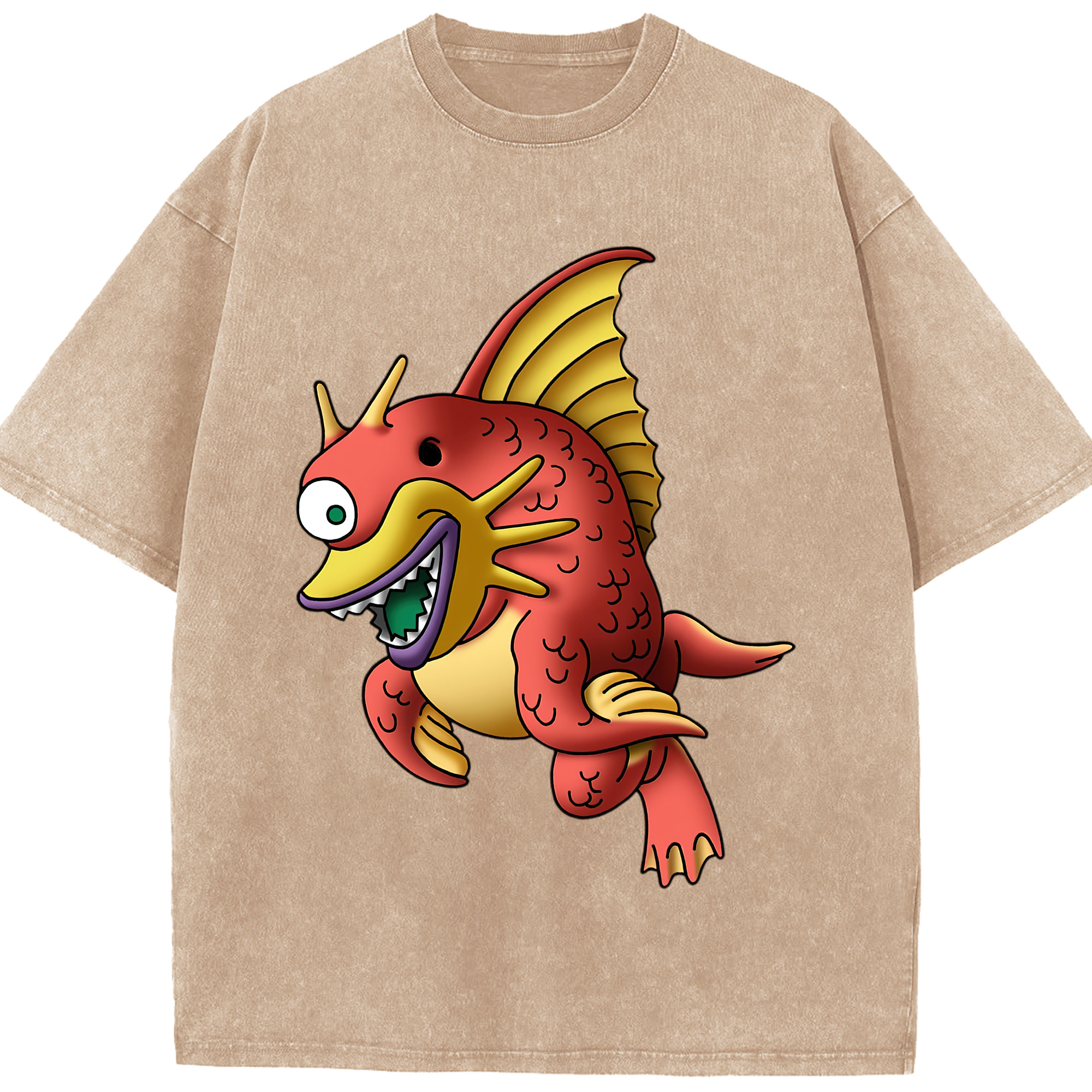 （画像用） ドラゴンクエスト Doragon Kuesuto Dragon Quest 綿100% ヴィンテージ風 半袖Tシャツ（フロントプリント）