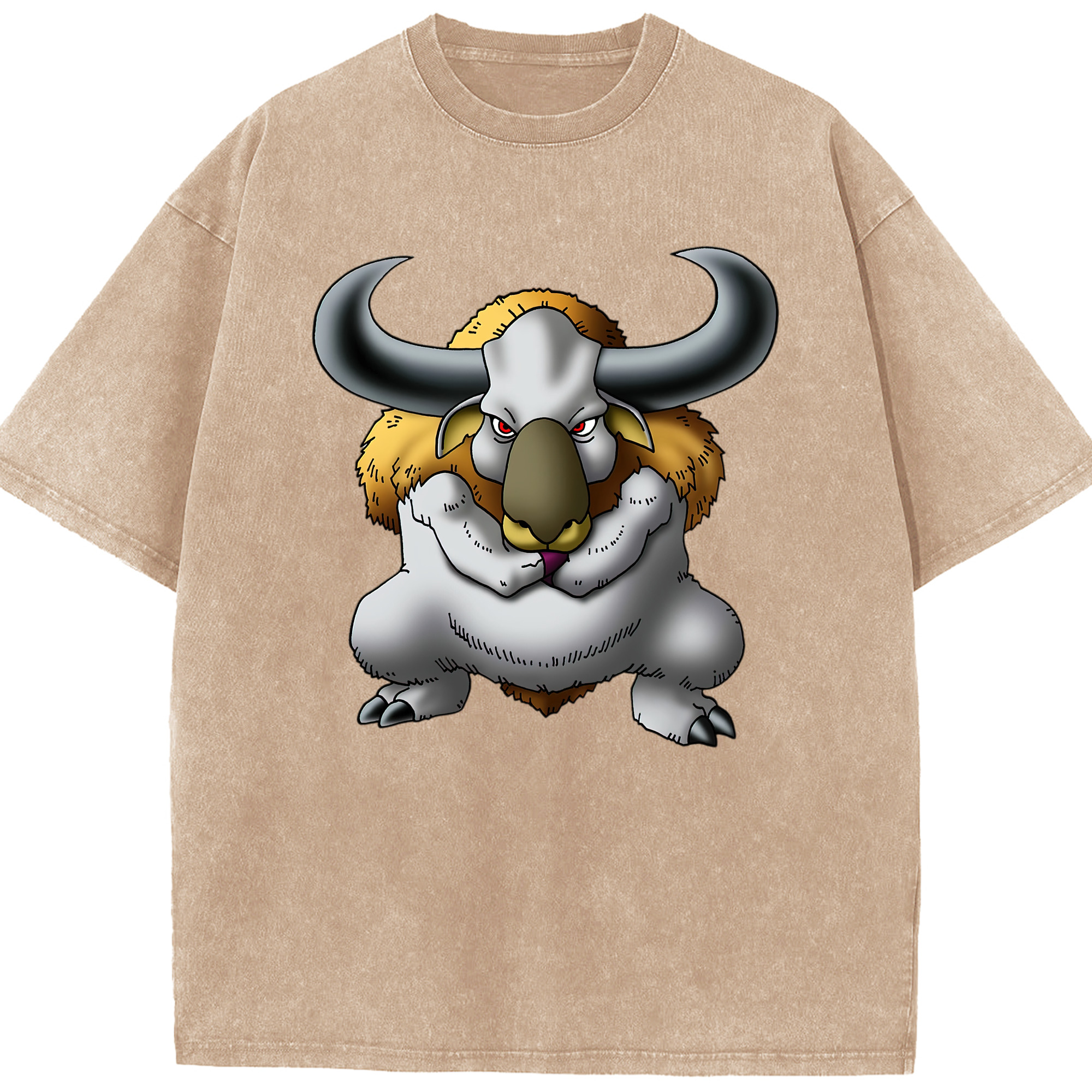 （画像用） ドラゴンクエスト Doragon Kuesuto Dragon Quest 綿100% ヴィンテージ風 半袖Tシャツ（フロントプリント）