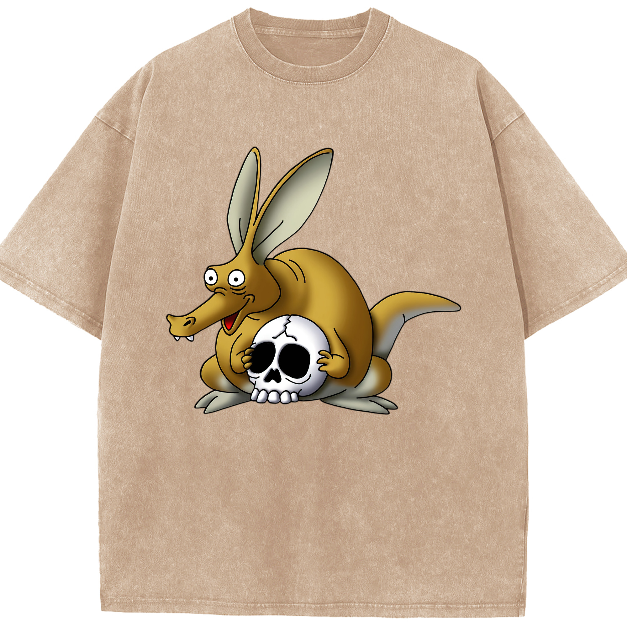 （画像用） ドラゴンクエスト Doragon Kuesuto Dragon Quest 綿100% ヴィンテージ風 半袖Tシャツ（フロントプリント）