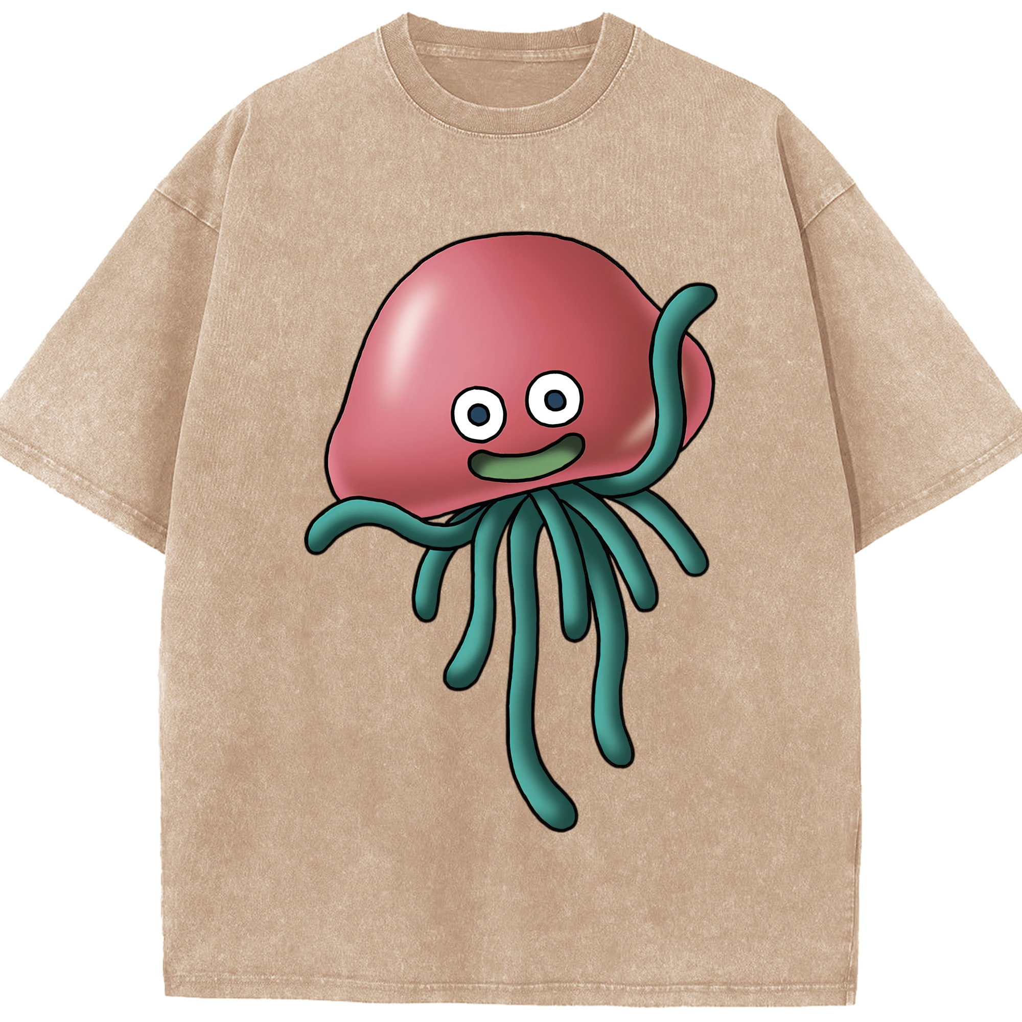 （画像用） ドラゴンクエスト Doragon Kuesuto Dragon Quest 綿100% ヴィンテージ風 半袖Tシャツ（フロントプリント）