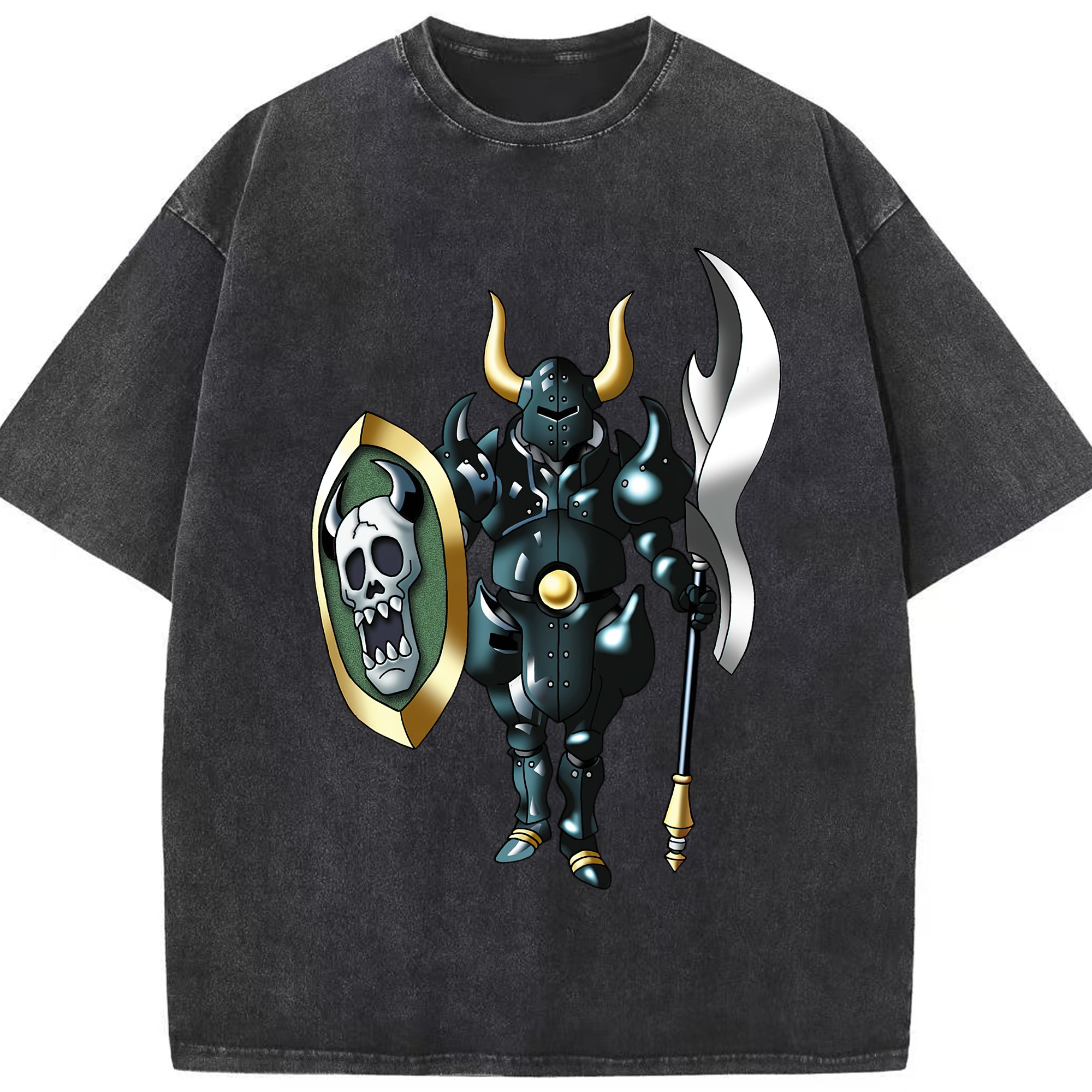 （画像用） ドラゴンクエスト Doragon Kuesuto Dragon Quest 綿100% ヴィンテージ風 半袖Tシャツ（フロントプリント）
