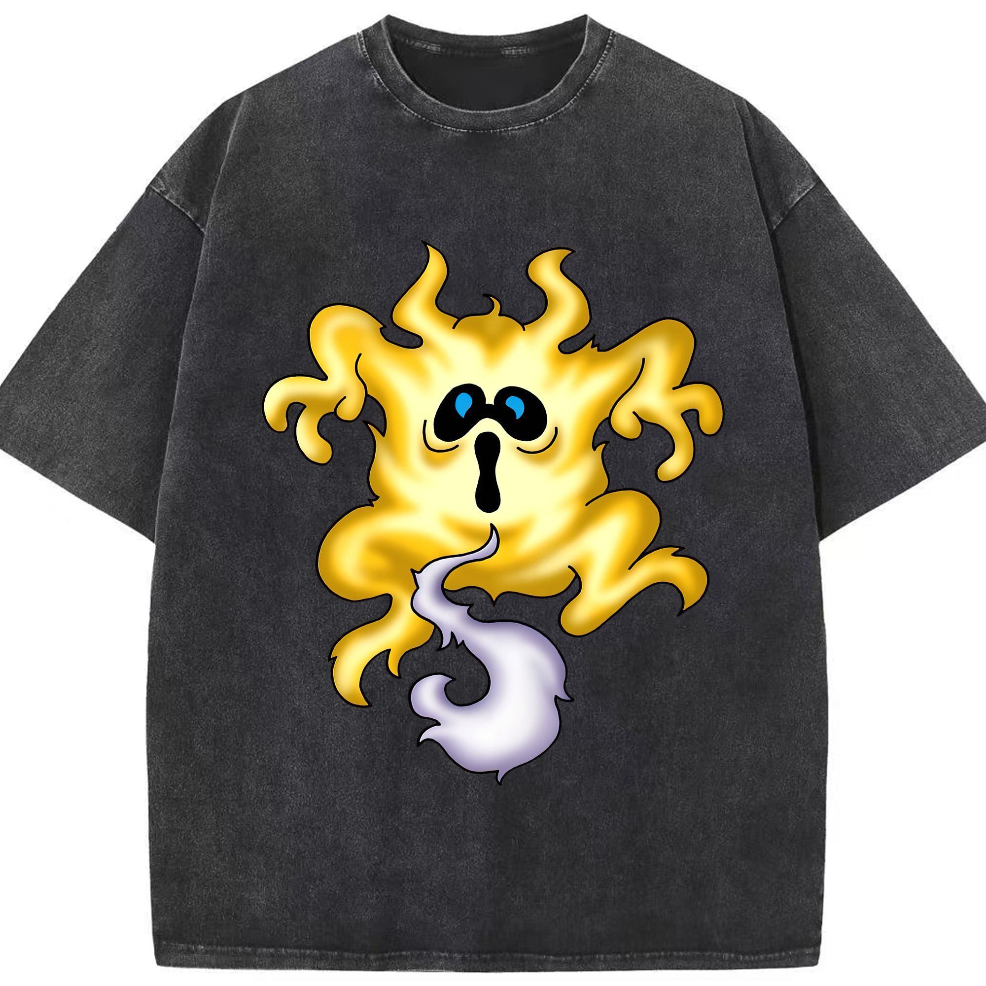 （画像用） ドラゴンクエスト Doragon Kuesuto Dragon Quest 綿100% ヴィンテージ風 半袖Tシャツ（フロントプリント）