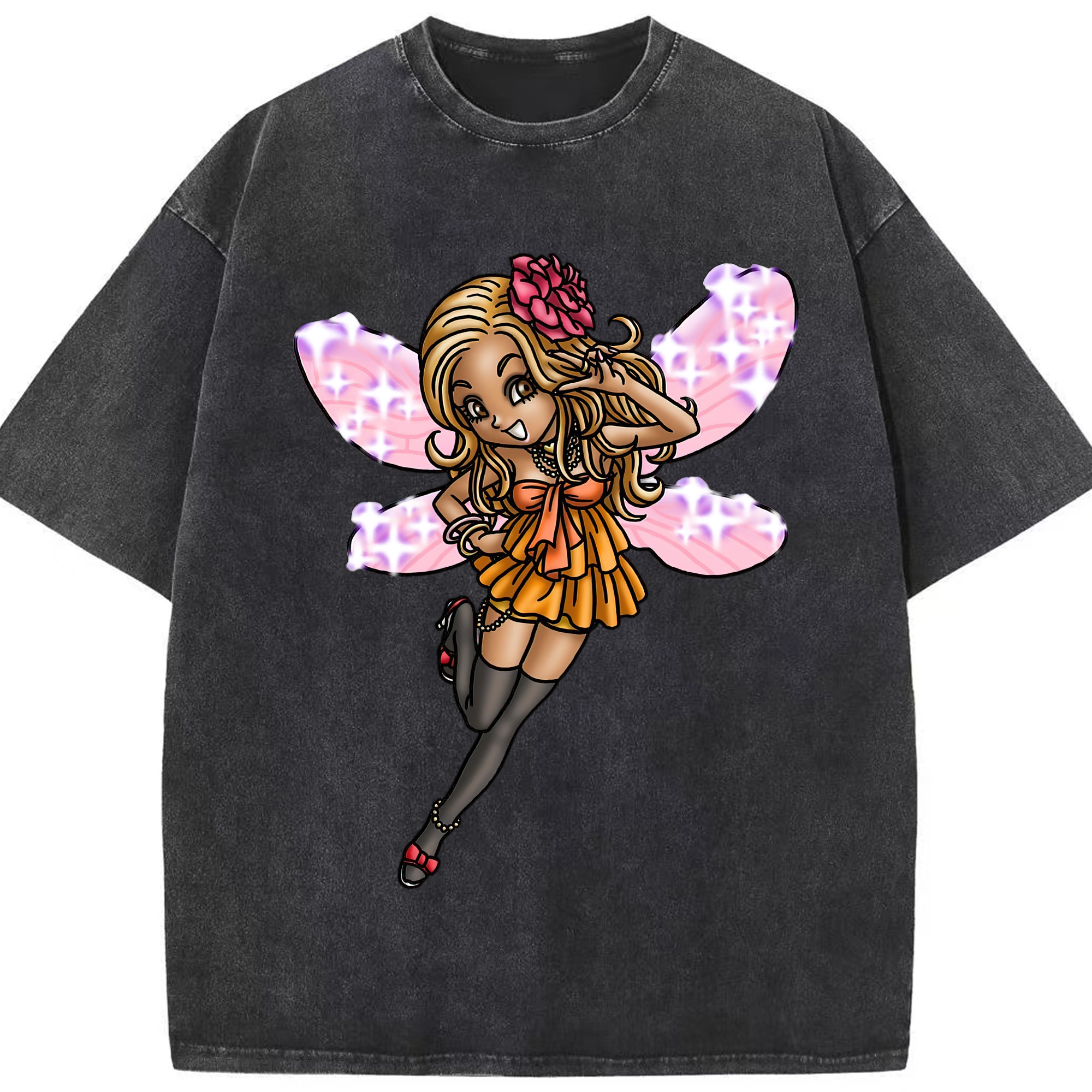 （画像用） ドラゴンクエスト Doragon Kuesuto Dragon Quest 綿100% ヴィンテージ風 半袖Tシャツ（フロントプリント）