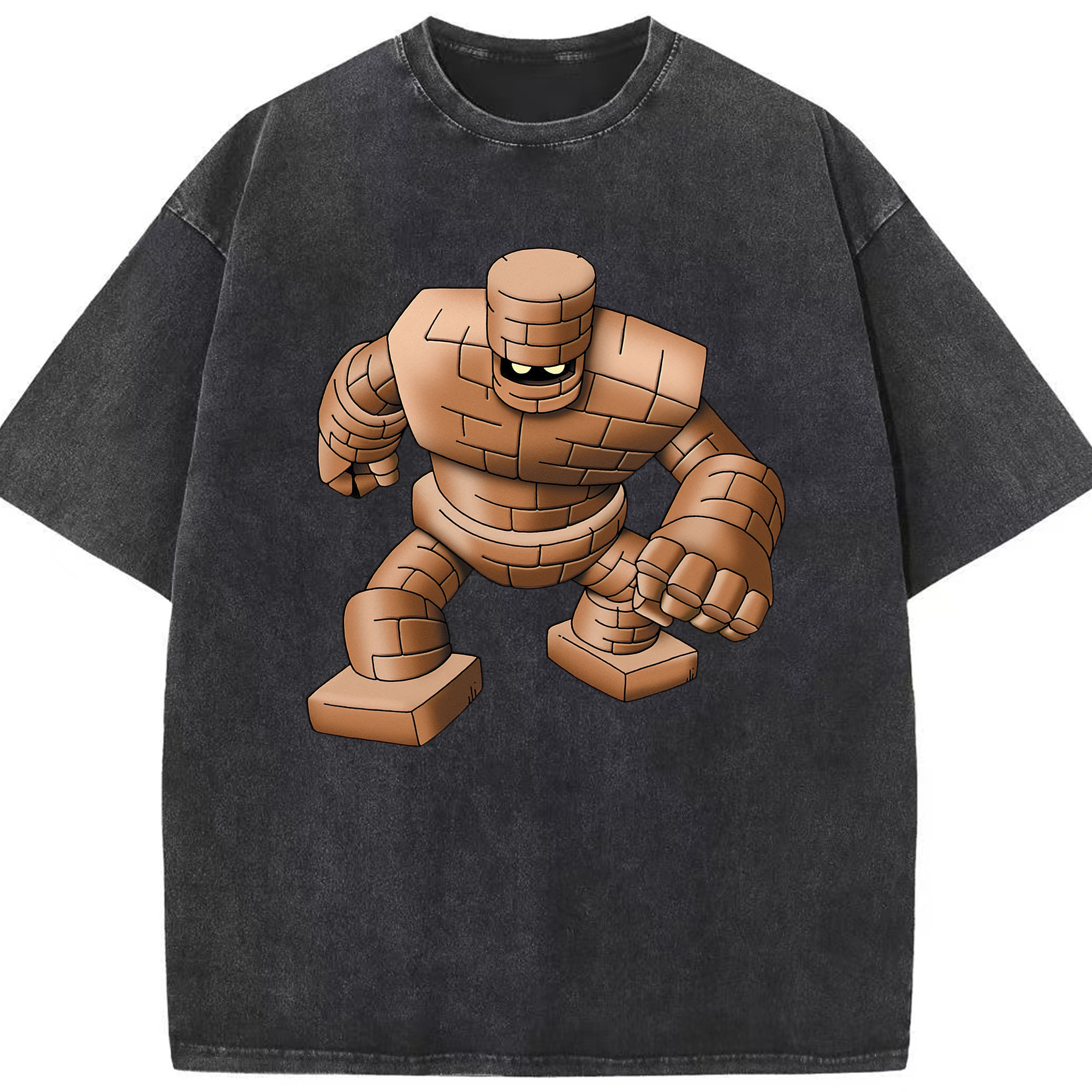 （画像用） ドラゴンクエスト Doragon Kuesuto Dragon Quest 綿100% ヴィンテージ風 半袖Tシャツ（フロントプリント）