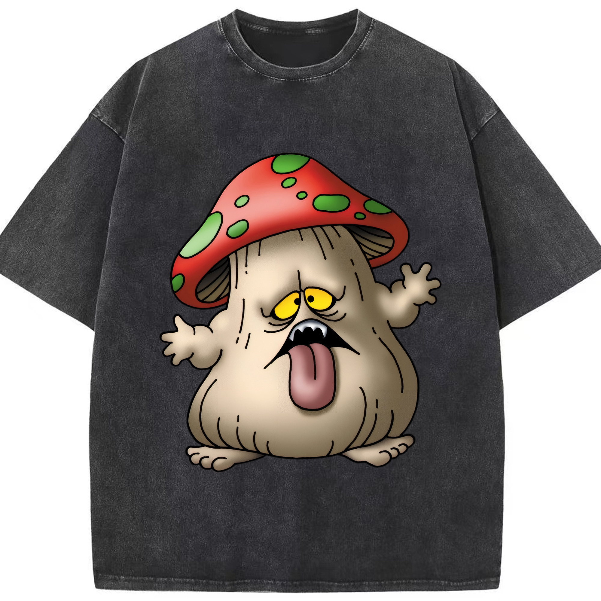 （画像用） ドラゴンクエスト Doragon Kuesuto Dragon Quest 綿100% ヴィンテージ風 半袖Tシャツ（フロントプリント）