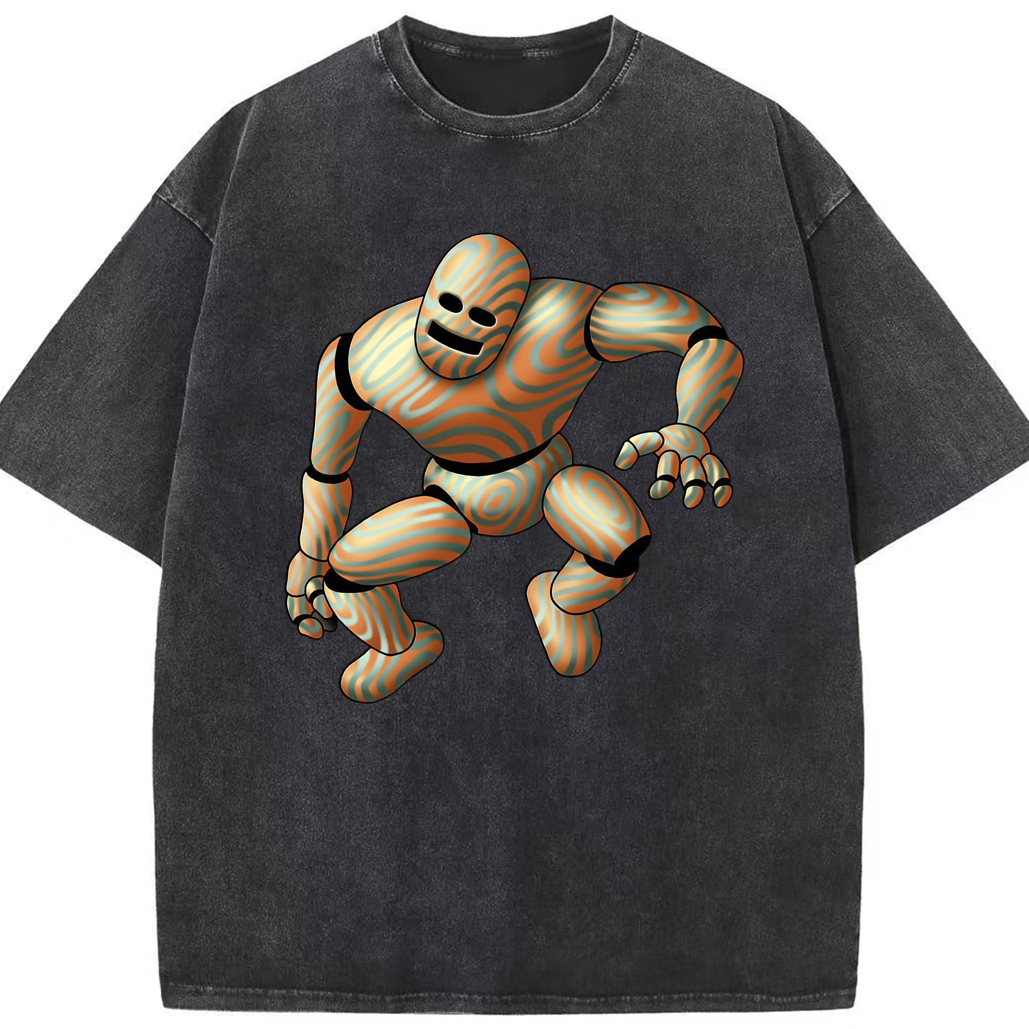（画像用） ドラゴンクエスト Doragon Kuesuto Dragon Quest 綿100% ヴィンテージ風 半袖Tシャツ（フロントプリント）