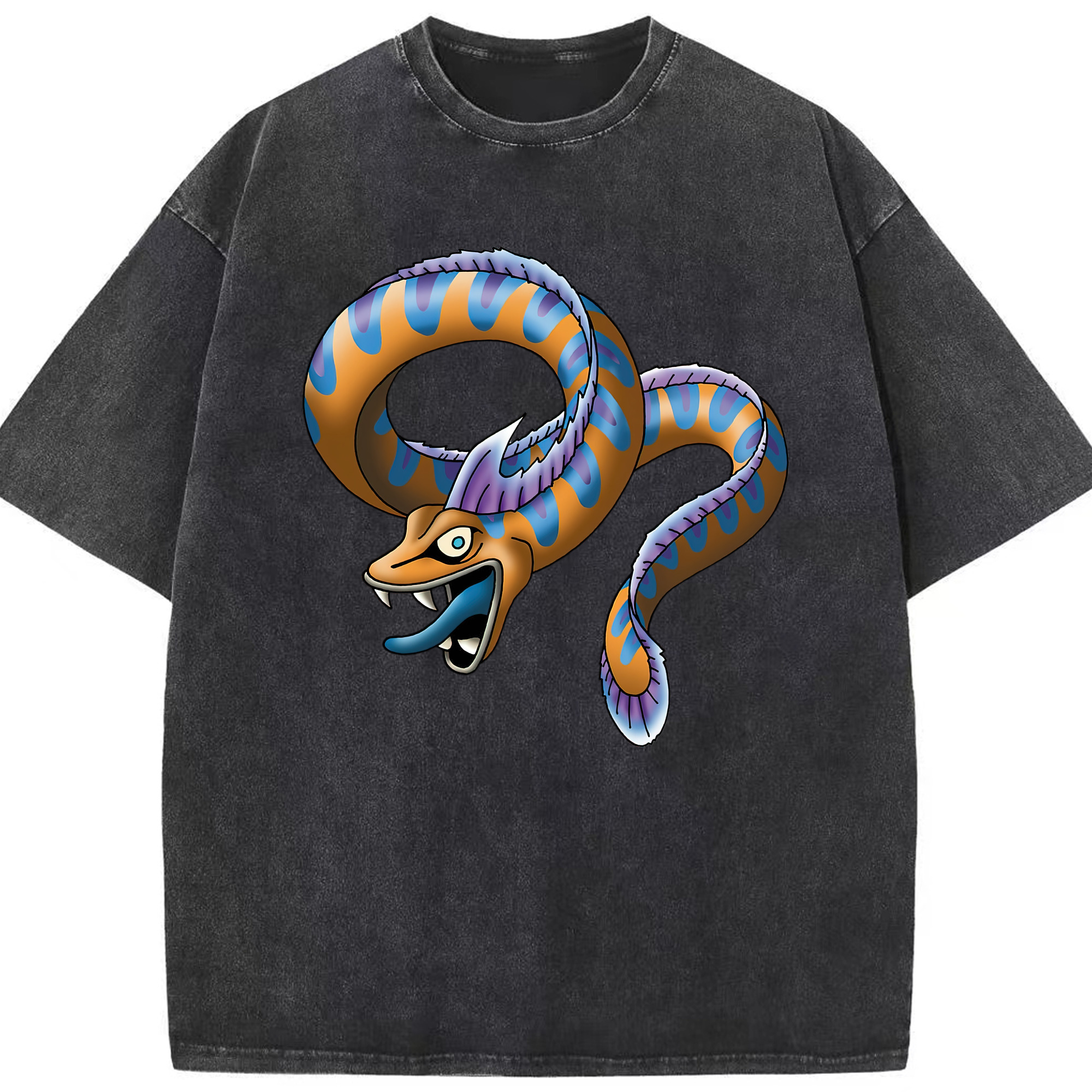 （画像用） ドラゴンクエスト Doragon Kuesuto Dragon Quest 綿100% ヴィンテージ風 半袖Tシャツ（フロントプリント）
