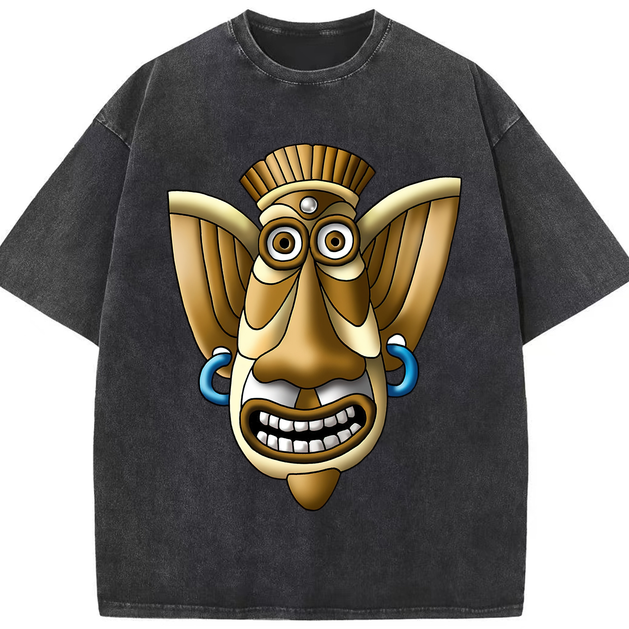 （画像用） ドラゴンクエスト Doragon Kuesuto Dragon Quest 綿100% ヴィンテージ風 半袖Tシャツ（フロントプリント）