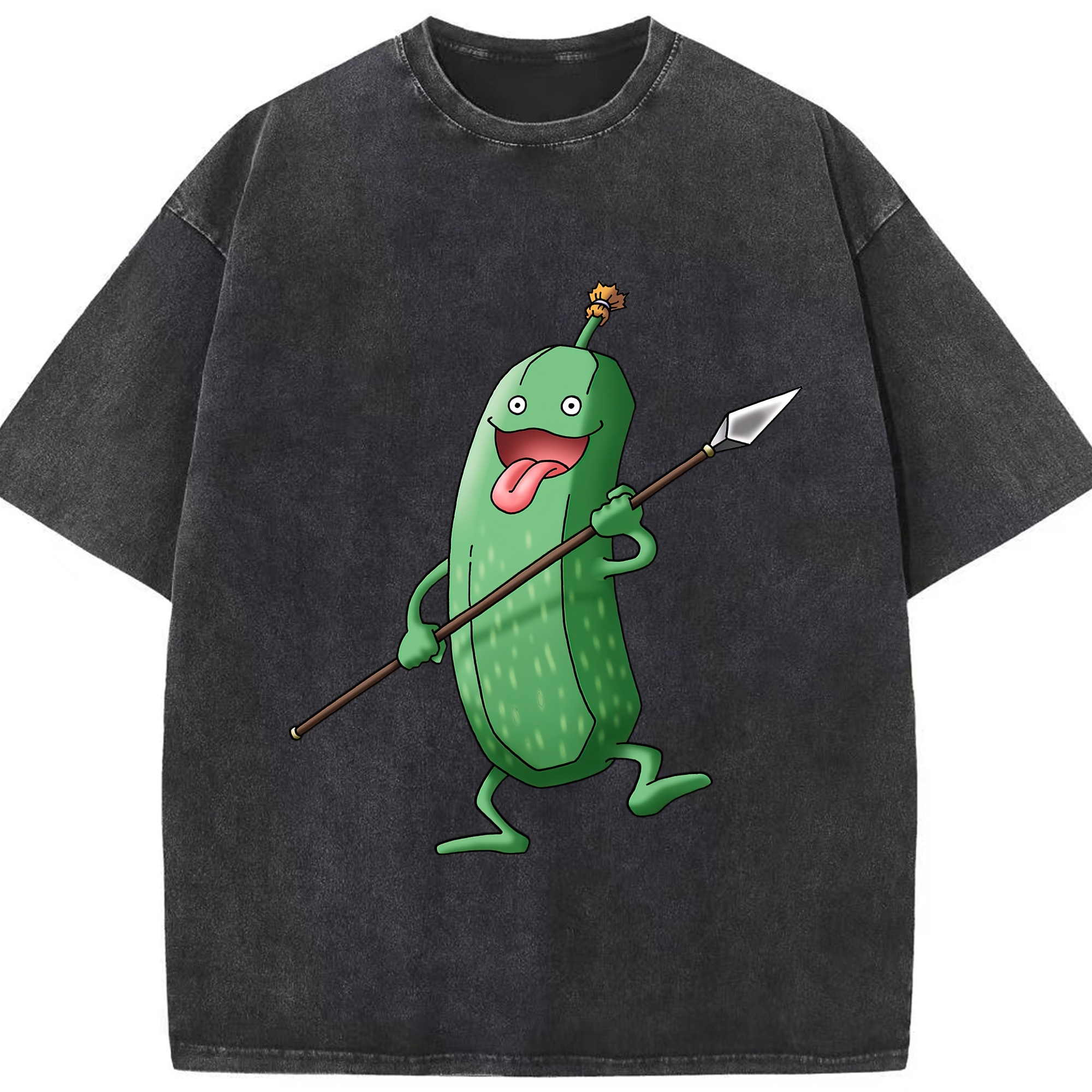 （画像用） ドラゴンクエスト Doragon Kuesuto Dragon Quest 綿100% ヴィンテージ風 半袖Tシャツ（フロントプリント）