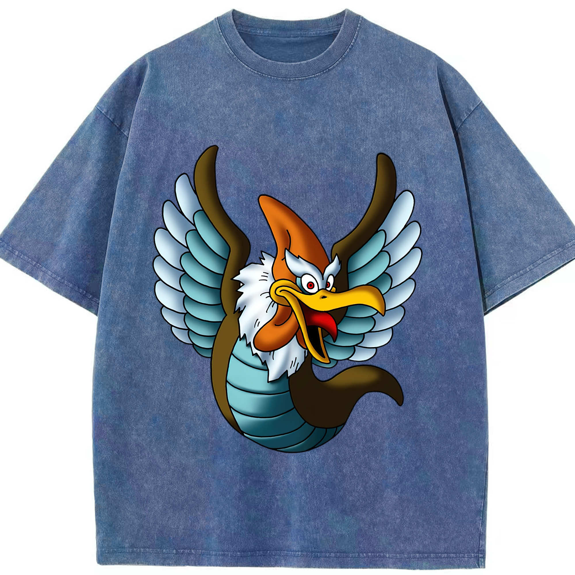 （画像用） ドラゴンクエスト Doragon Kuesuto Dragon Quest 綿100% ヴィンテージ風 半袖Tシャツ（フロントプリント）