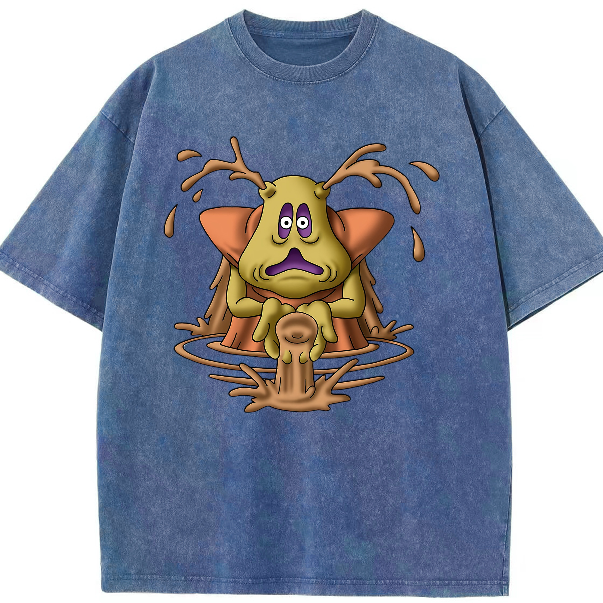（画像用） ドラゴンクエスト Doragon Kuesuto Dragon Quest 綿100% ヴィンテージ風 半袖Tシャツ（フロントプリント）