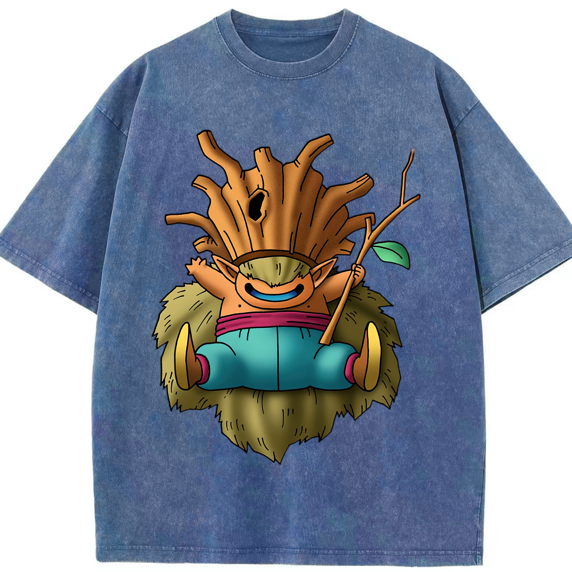 （画像用） ドラゴンクエスト Doragon Kuesuto Dragon Quest 綿100% ヴィンテージ風 半袖Tシャツ（フロントプリント）
