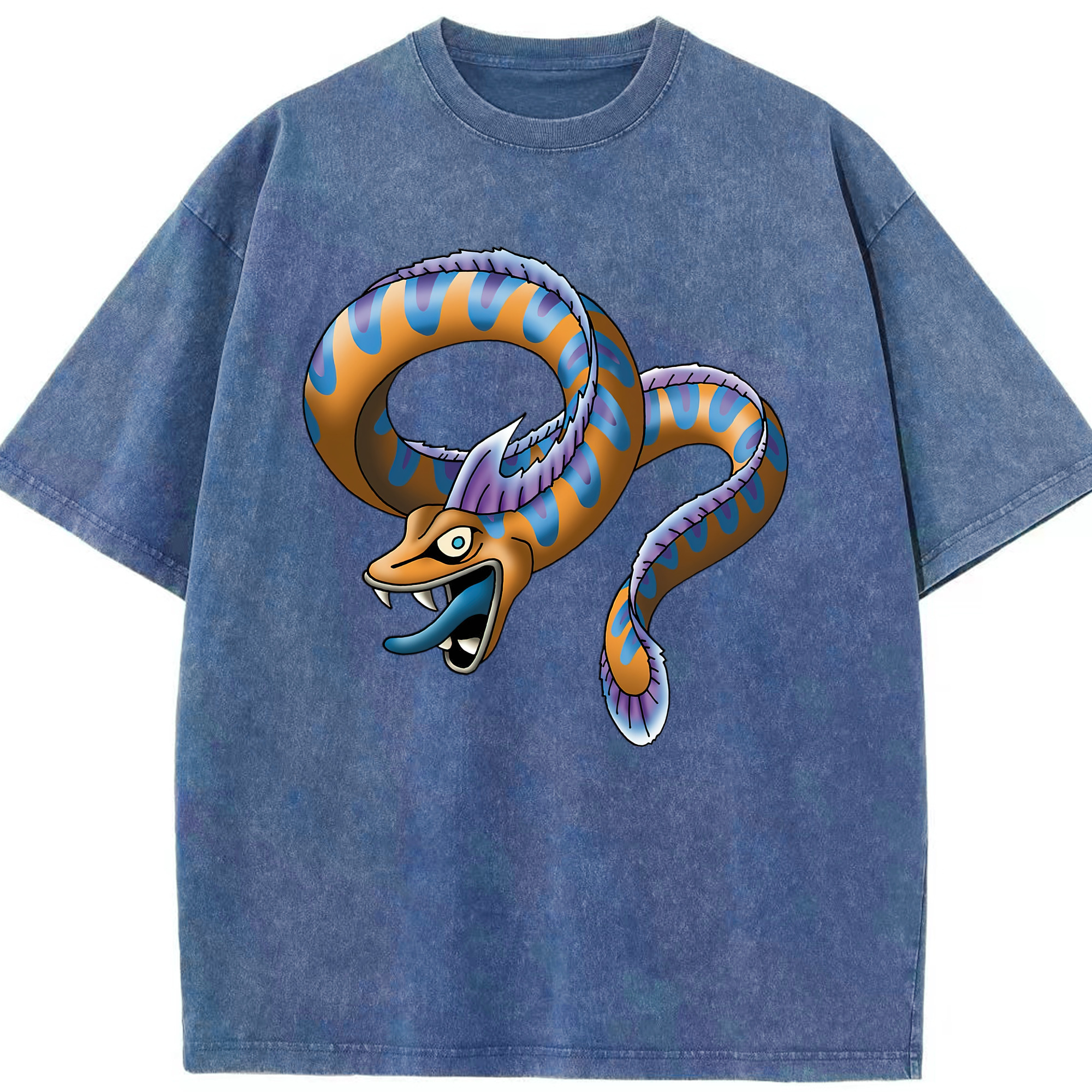（画像用） ドラゴンクエスト Doragon Kuesuto Dragon Quest 綿100% ヴィンテージ風 半袖Tシャツ（フロントプリント）