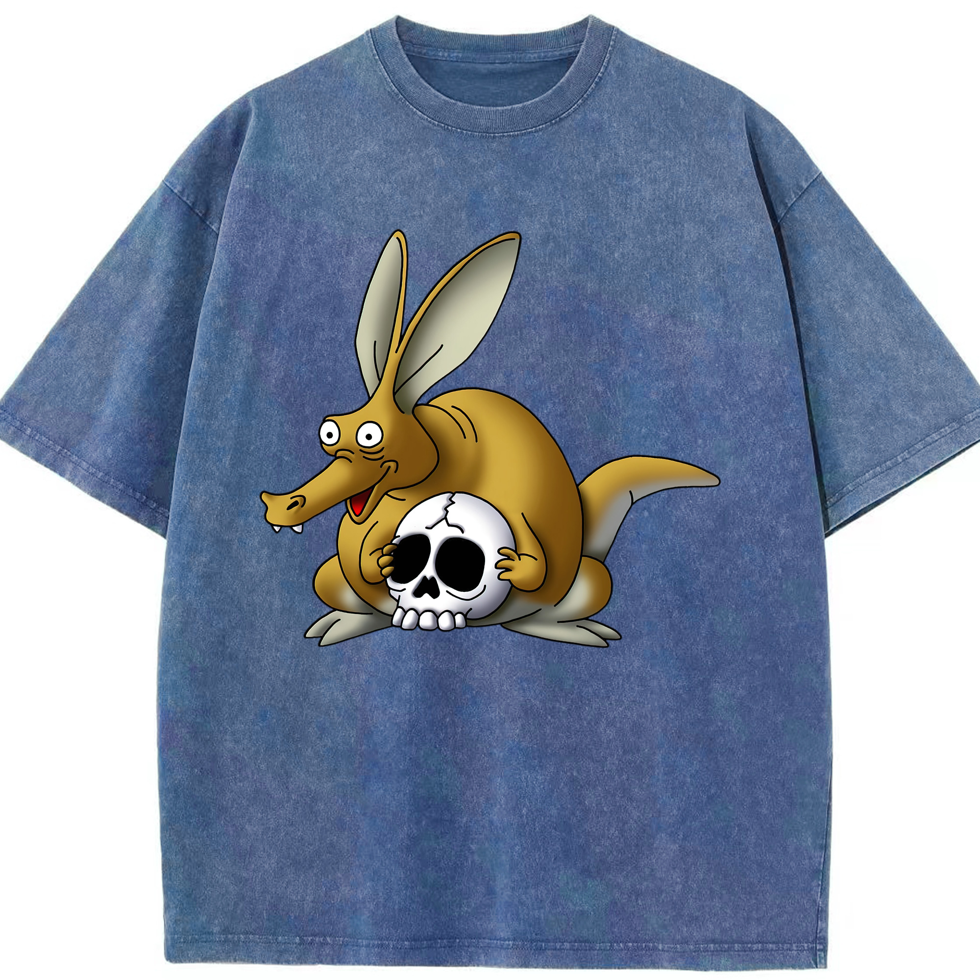 （画像用） ドラゴンクエスト Doragon Kuesuto Dragon Quest 綿100% ヴィンテージ風 半袖Tシャツ（フロントプリント）