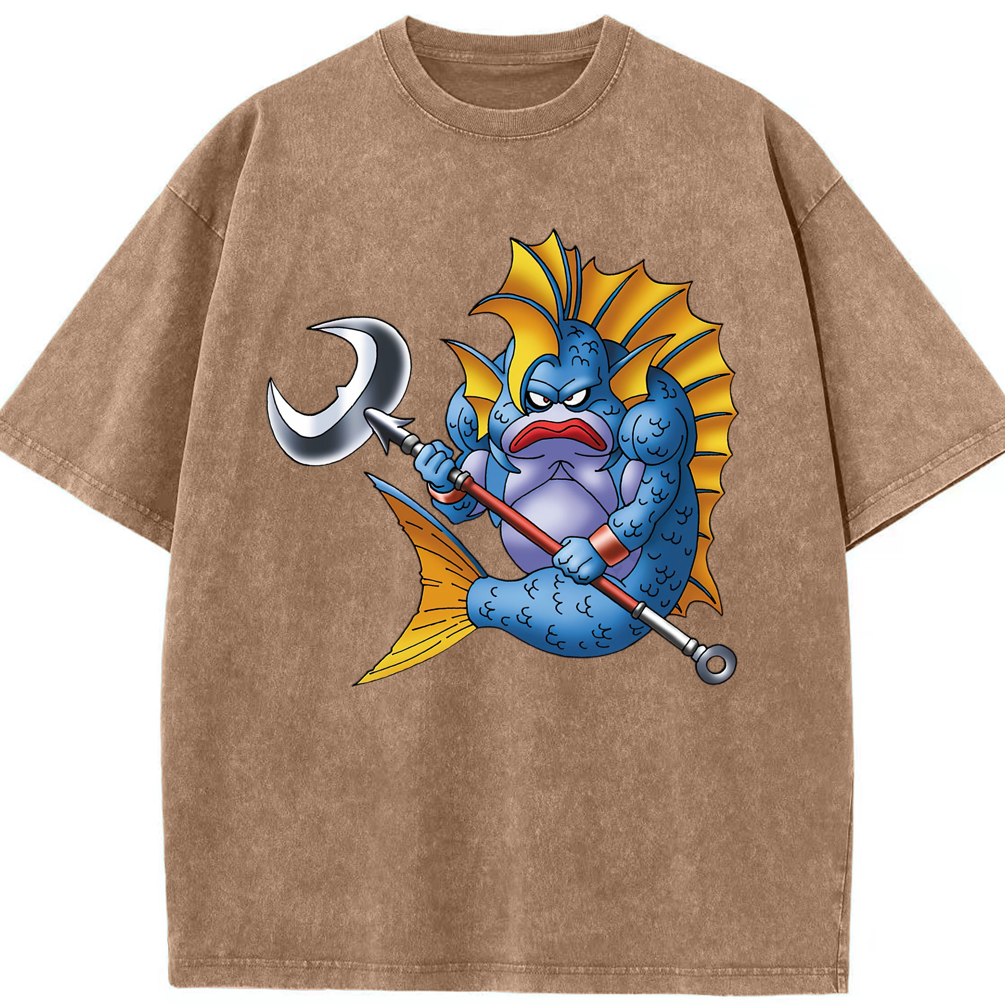 （画像用） ドラゴンクエスト Doragon Kuesuto Dragon Quest 綿100% ヴィンテージ風 半袖Tシャツ（フロントプリント）