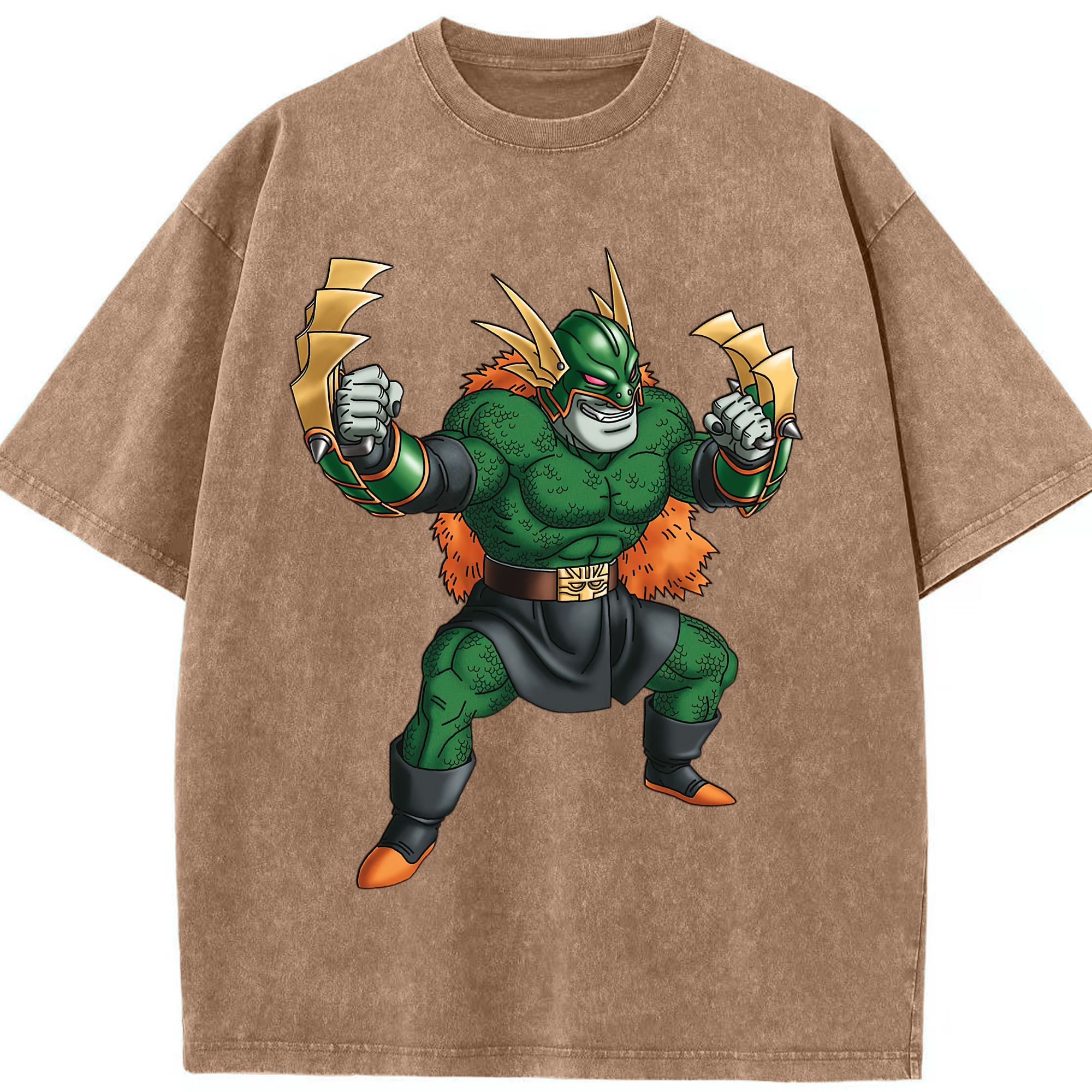 （画像用） ドラゴンクエスト Doragon Kuesuto Dragon Quest 綿100% ヴィンテージ風 半袖Tシャツ（フロントプリント）