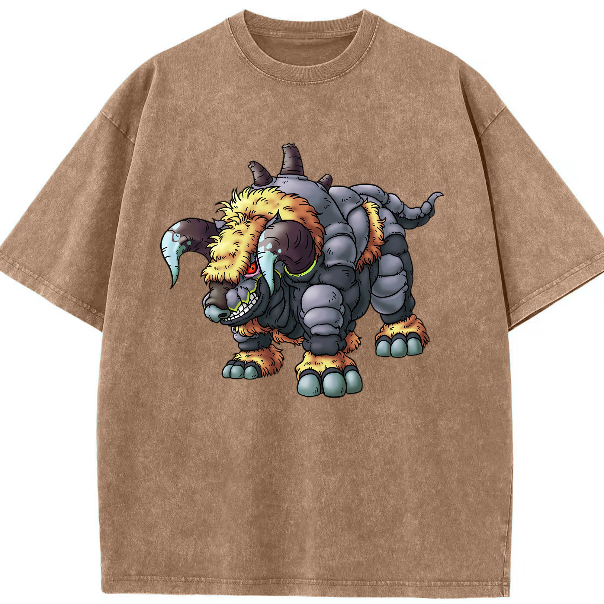 （画像用） ドラゴンクエスト Doragon Kuesuto Dragon Quest 綿100% ヴィンテージ風 半袖Tシャツ（フロントプリント）