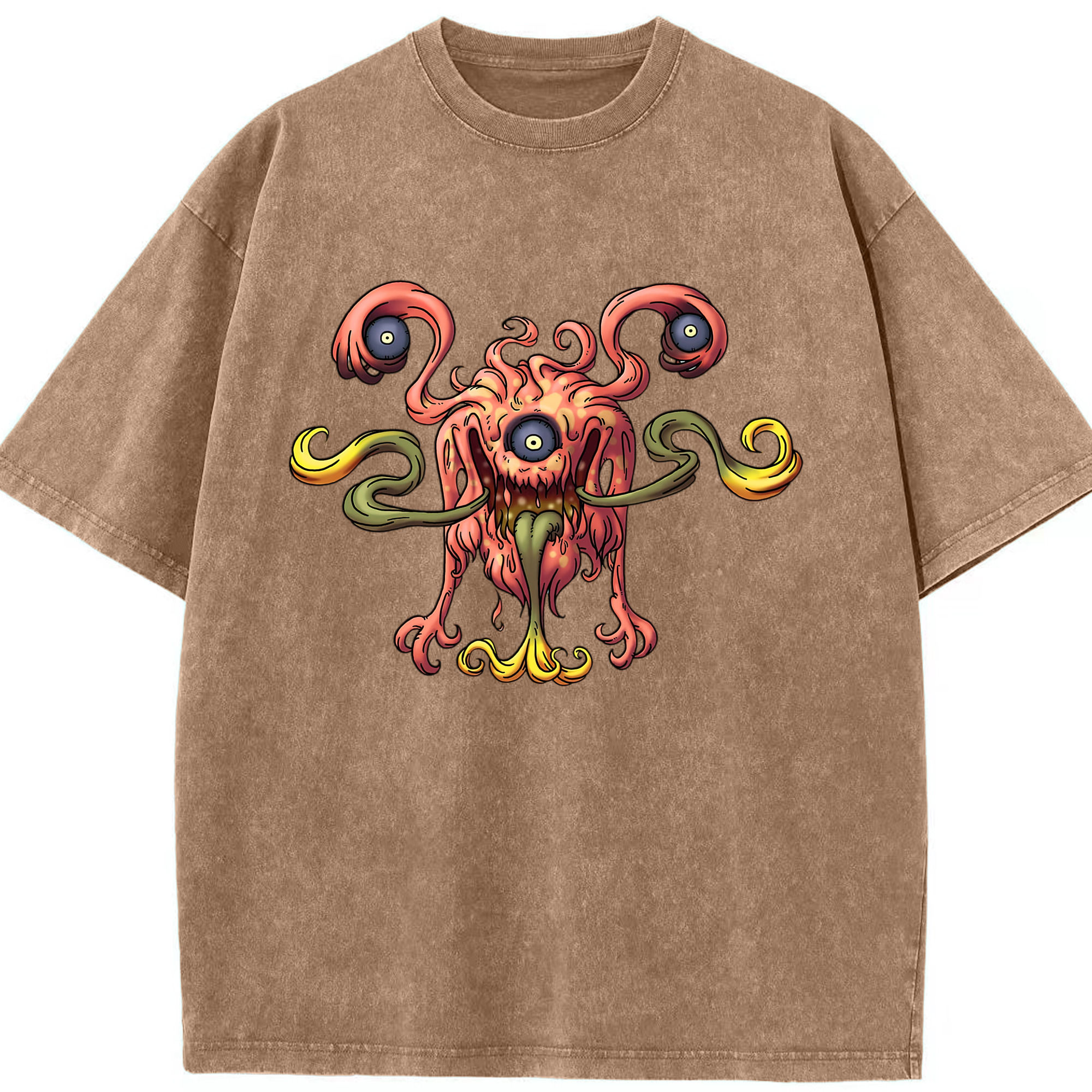 （画像用） ドラゴンクエスト Doragon Kuesuto Dragon Quest 綿100% ヴィンテージ風 半袖Tシャツ（フロントプリント）