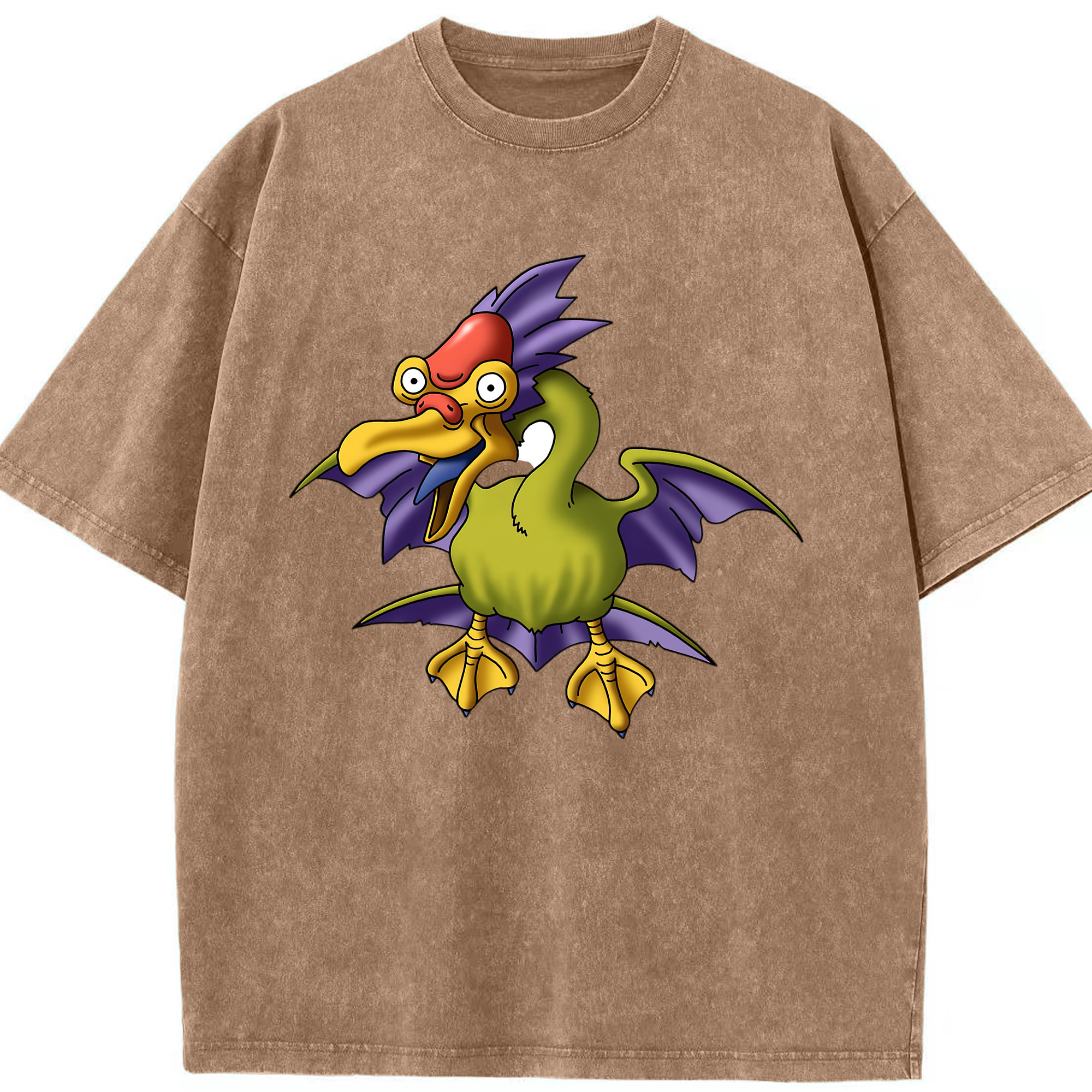 （画像用） ドラゴンクエスト Doragon Kuesuto Dragon Quest 綿100% ヴィンテージ風 半袖Tシャツ（フロントプリント）