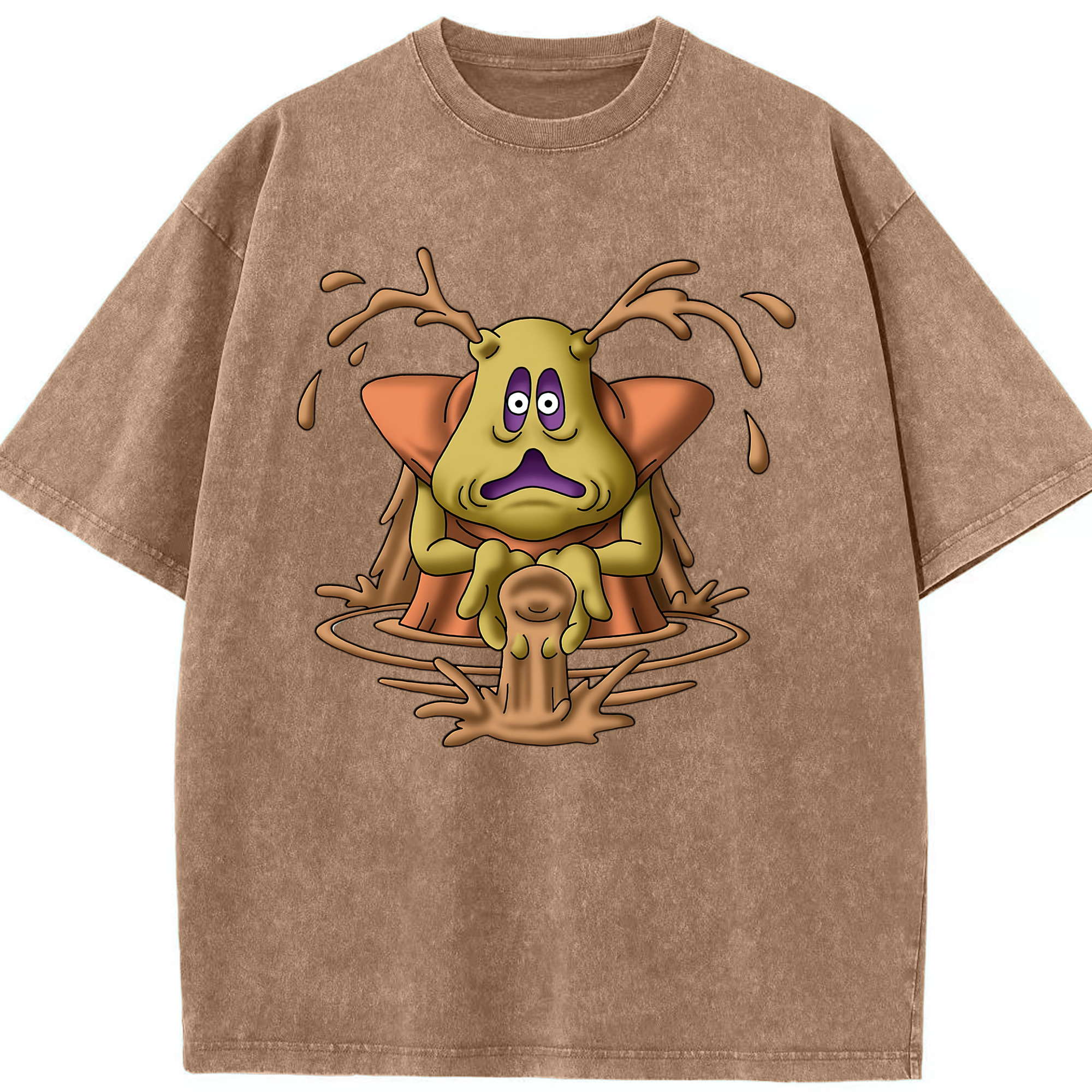 （画像用） ドラゴンクエスト Doragon Kuesuto Dragon Quest 綿100% ヴィンテージ風 半袖Tシャツ（フロントプリント）