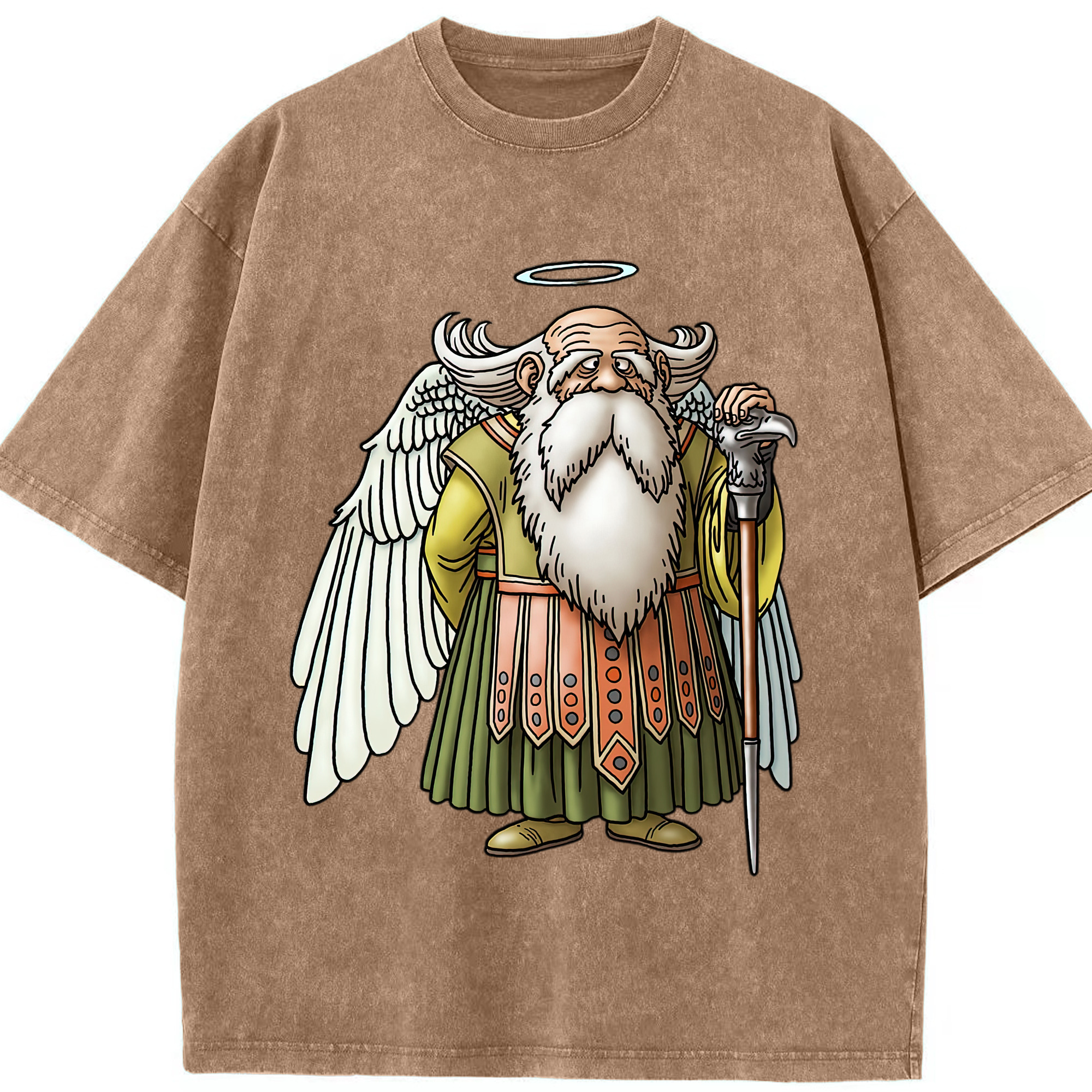 （画像用） ドラゴンクエスト Doragon Kuesuto Dragon Quest 綿100% ヴィンテージ風 半袖Tシャツ（フロントプリント）