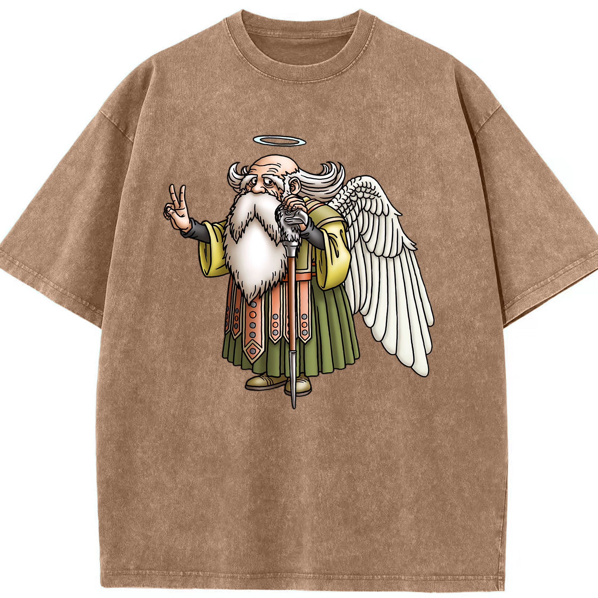 （画像用） ドラゴンクエスト Doragon Kuesuto Dragon Quest 綿100% ヴィンテージ風 半袖Tシャツ（フロントプリント）