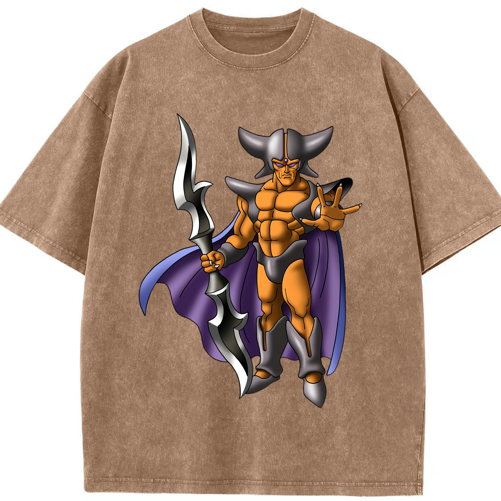 （画像用） ドラゴンクエスト Doragon Kuesuto Dragon Quest 綿100% ヴィンテージ風 半袖Tシャツ（フロントプリント）