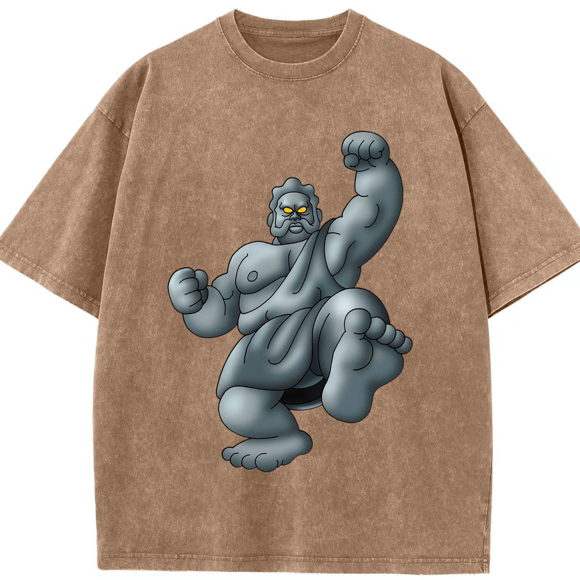 （画像用） ドラゴンクエスト Doragon Kuesuto Dragon Quest 綿100% ヴィンテージ風 半袖Tシャツ（フロントプリント）