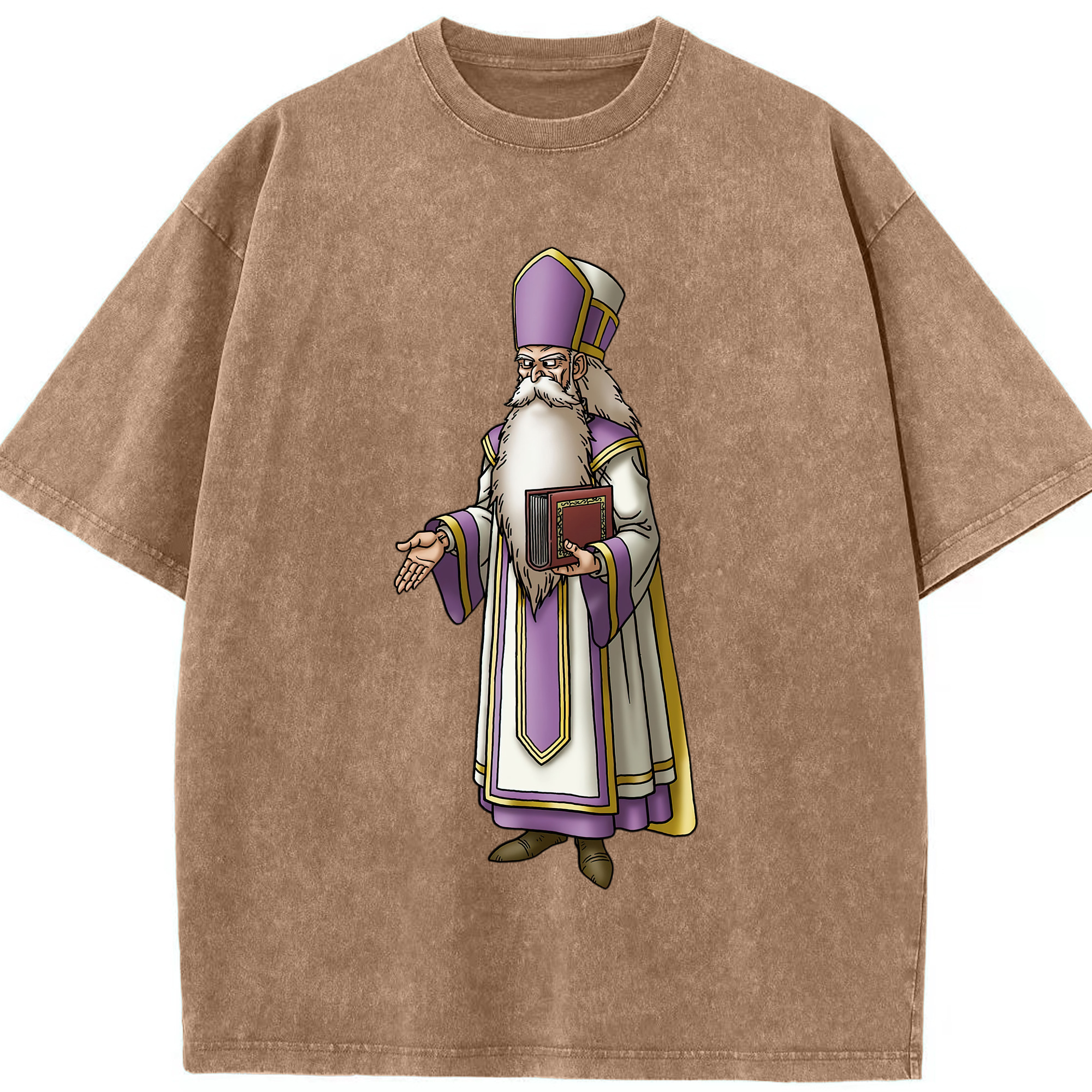 （画像用） ドラゴンクエスト Doragon Kuesuto Dragon Quest 綿100% ヴィンテージ風 半袖Tシャツ（フロントプリント）
