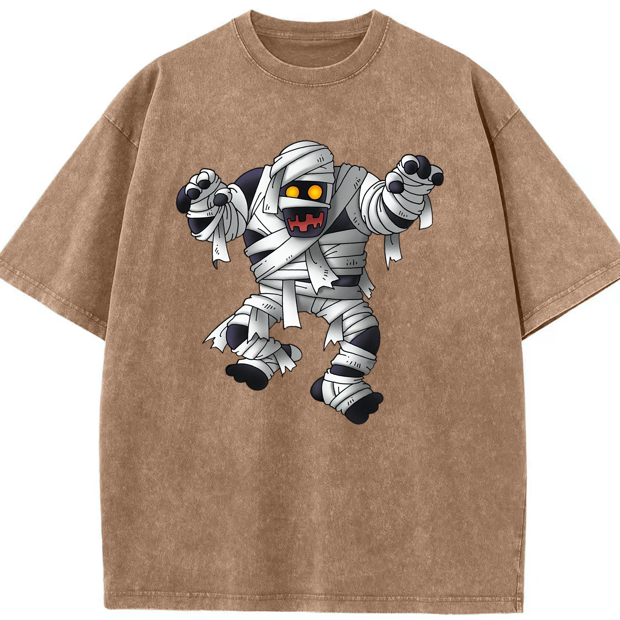 （画像用） ドラゴンクエスト Doragon Kuesuto Dragon Quest 綿100% ヴィンテージ風 半袖Tシャツ（フロントプリント）