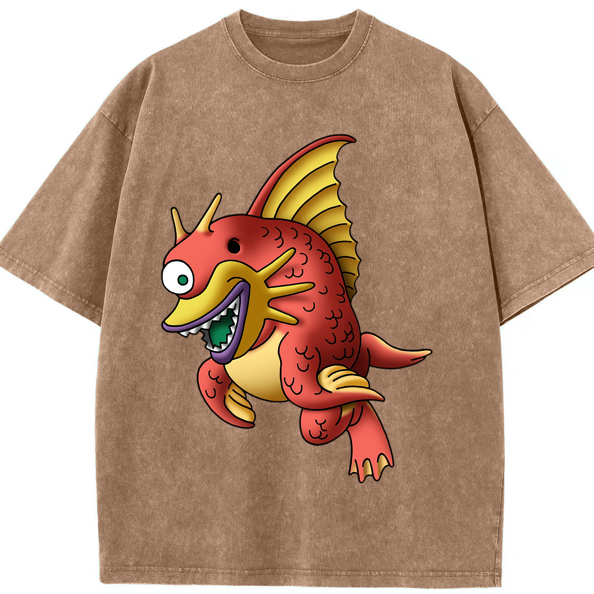 （画像用） ドラゴンクエスト Doragon Kuesuto Dragon Quest 綿100% ヴィンテージ風 半袖Tシャツ（フロントプリント）