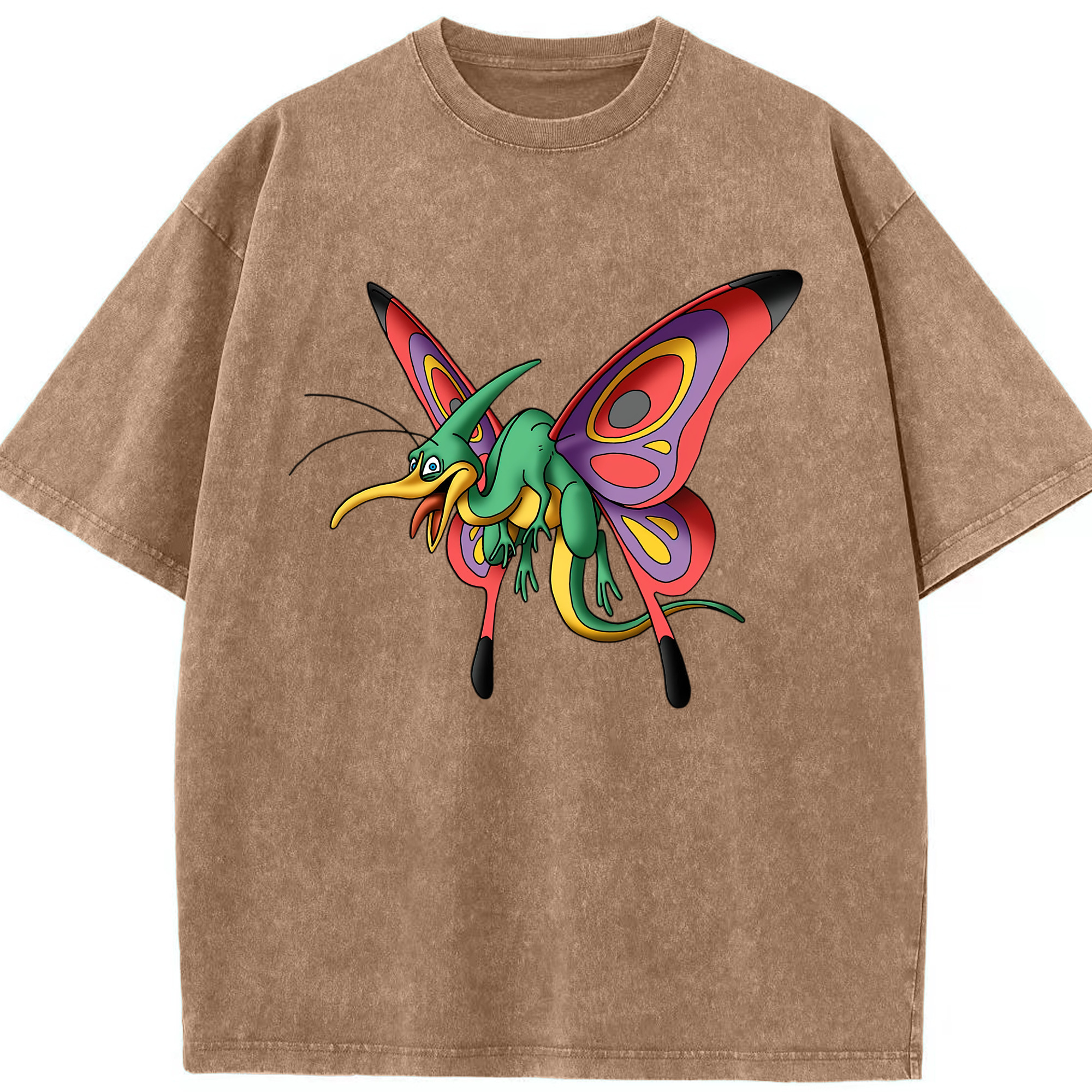 （画像用） ドラゴンクエスト Doragon Kuesuto Dragon Quest 綿100% ヴィンテージ風 半袖Tシャツ（フロントプリント）
