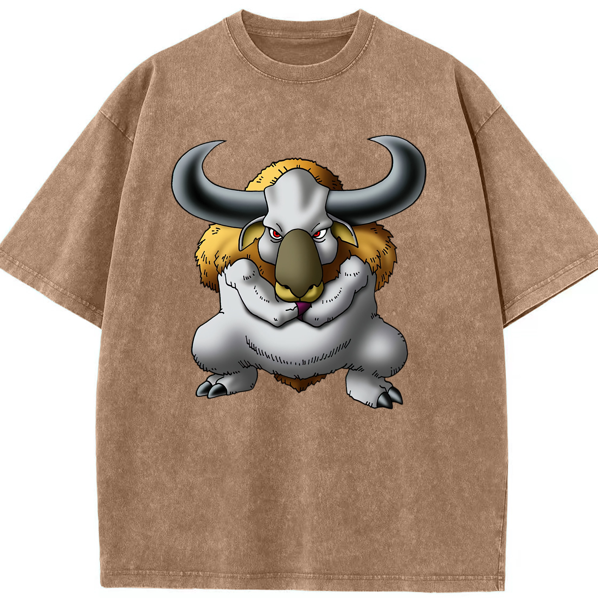 （画像用） ドラゴンクエスト Doragon Kuesuto Dragon Quest 綿100% ヴィンテージ風 半袖Tシャツ（フロントプリント）