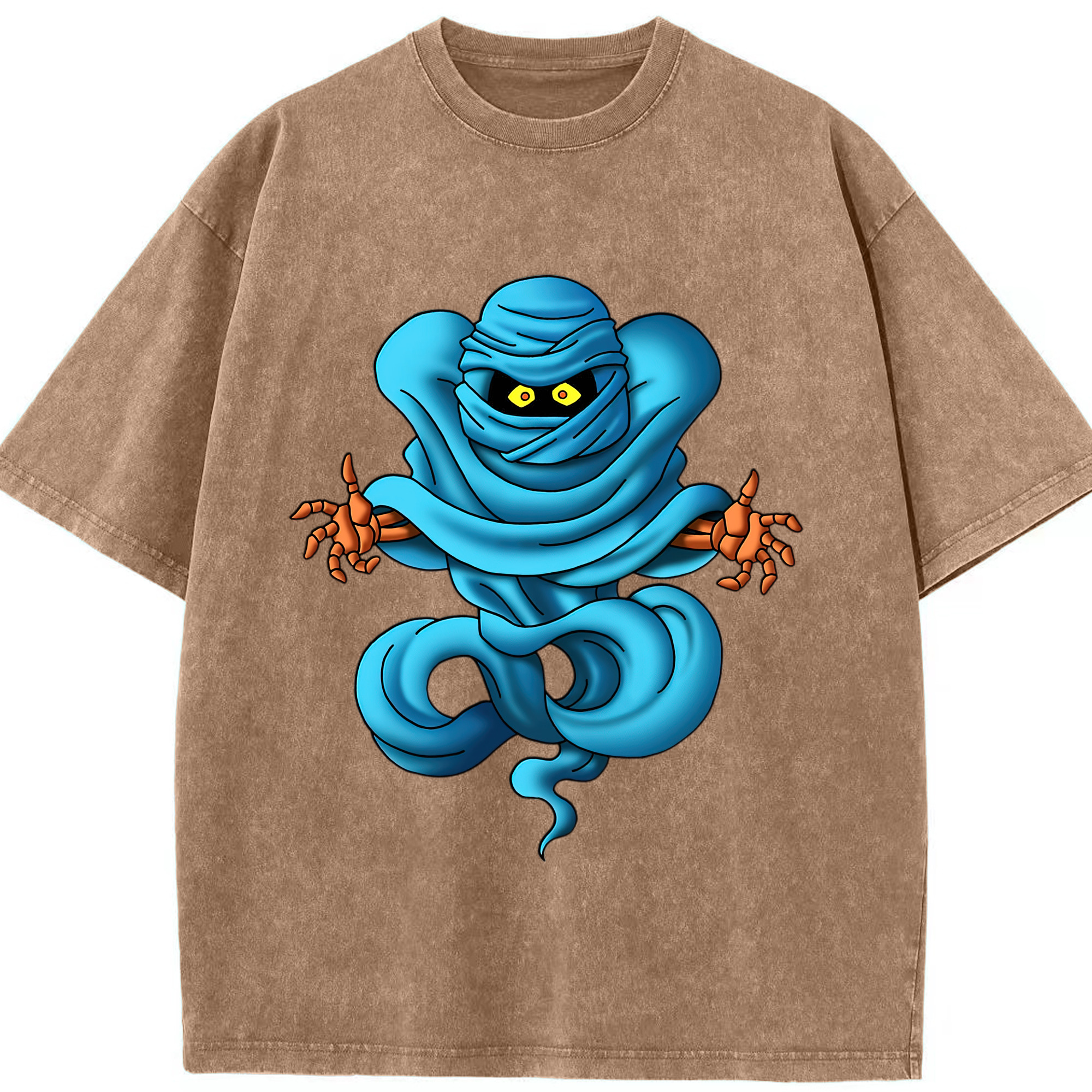 （画像用） ドラゴンクエスト Doragon Kuesuto Dragon Quest 綿100% ヴィンテージ風 半袖Tシャツ（フロントプリント）