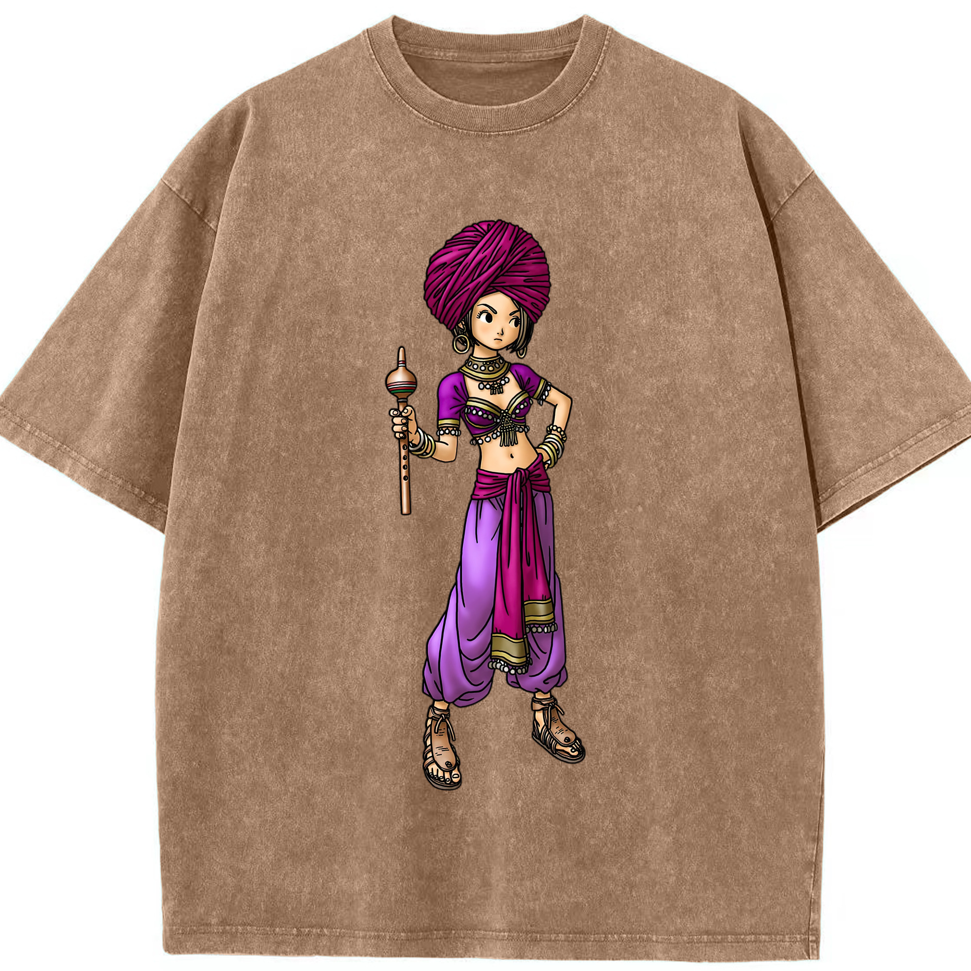 （画像用） ドラゴンクエスト Doragon Kuesuto Dragon Quest 綿100% ヴィンテージ風 半袖Tシャツ（フロントプリント）