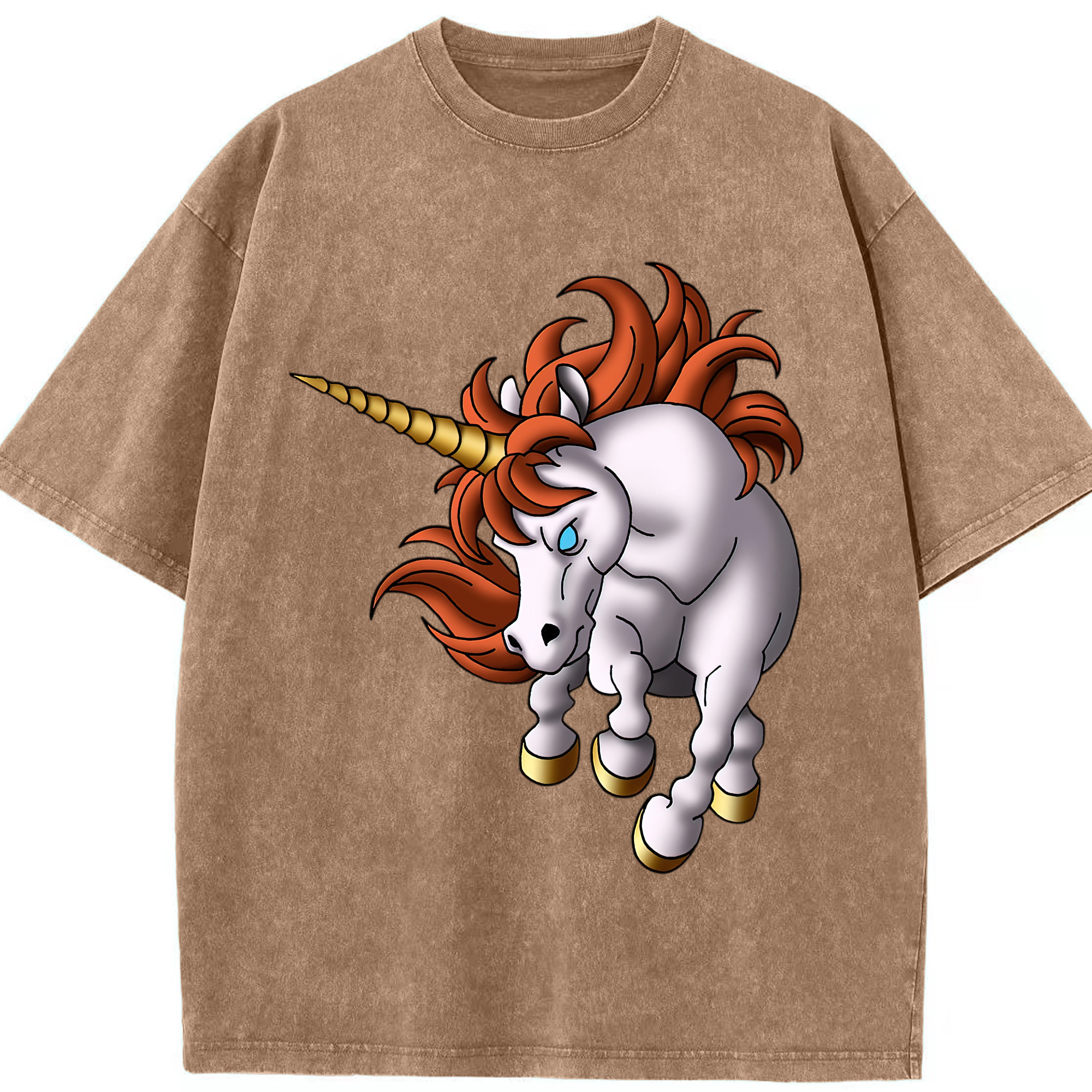 （画像用） ドラゴンクエスト Doragon Kuesuto Dragon Quest 綿100% ヴィンテージ風 半袖Tシャツ（フロントプリント）