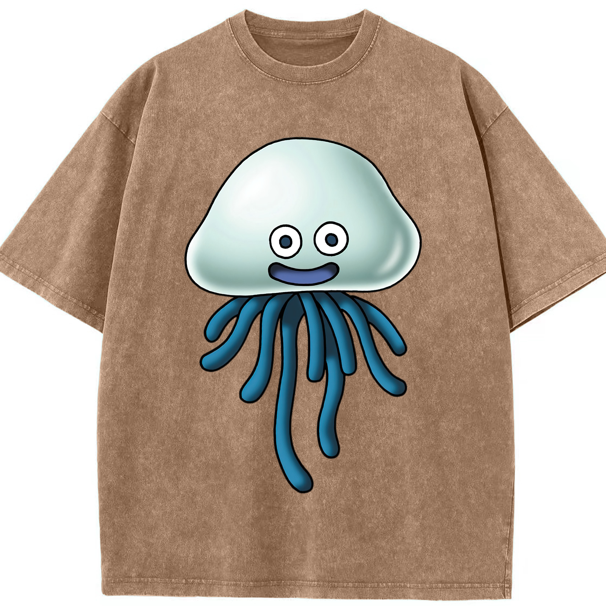 （画像用） ドラゴンクエスト Doragon Kuesuto Dragon Quest 綿100% ヴィンテージ風 半袖Tシャツ（フロントプリント）