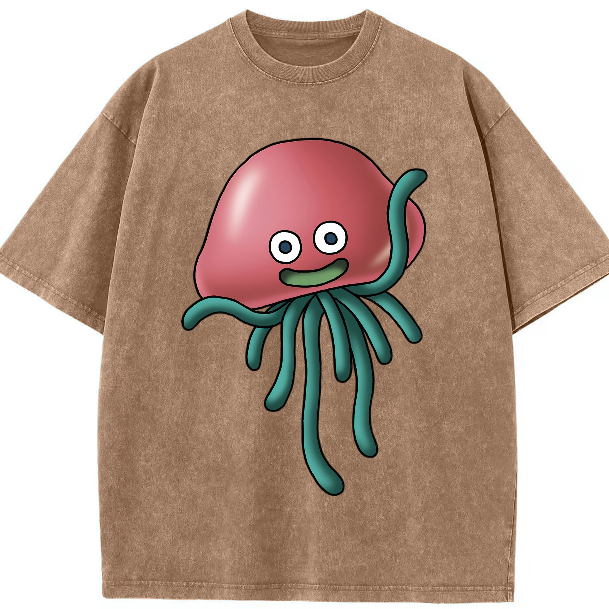 （画像用） ドラゴンクエスト Doragon Kuesuto Dragon Quest 綿100% ヴィンテージ風 半袖Tシャツ（フロントプリント）
