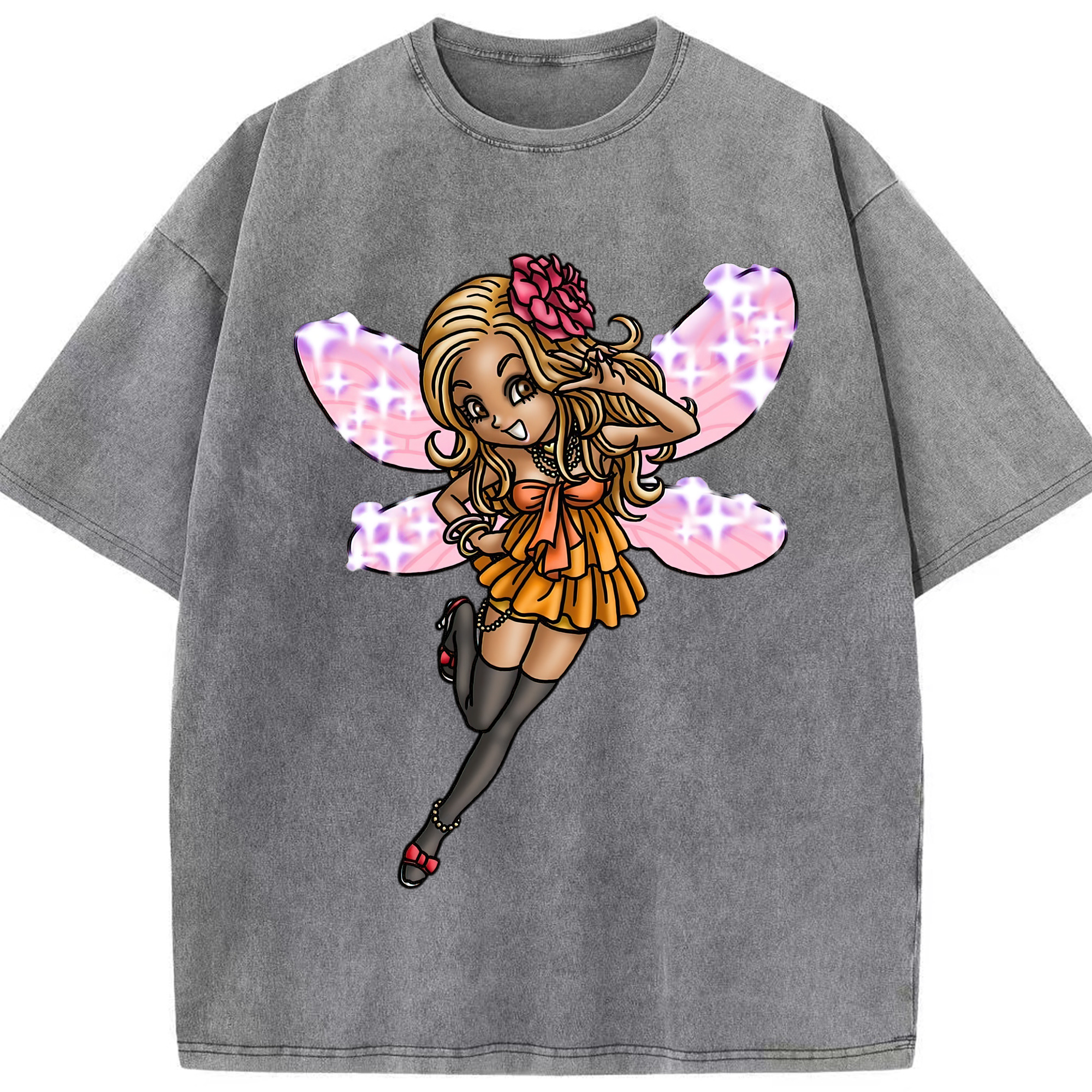 （画像用） ドラゴンクエスト Doragon Kuesuto Dragon Quest 綿100% ヴィンテージ風 半袖Tシャツ（フロントプリント）