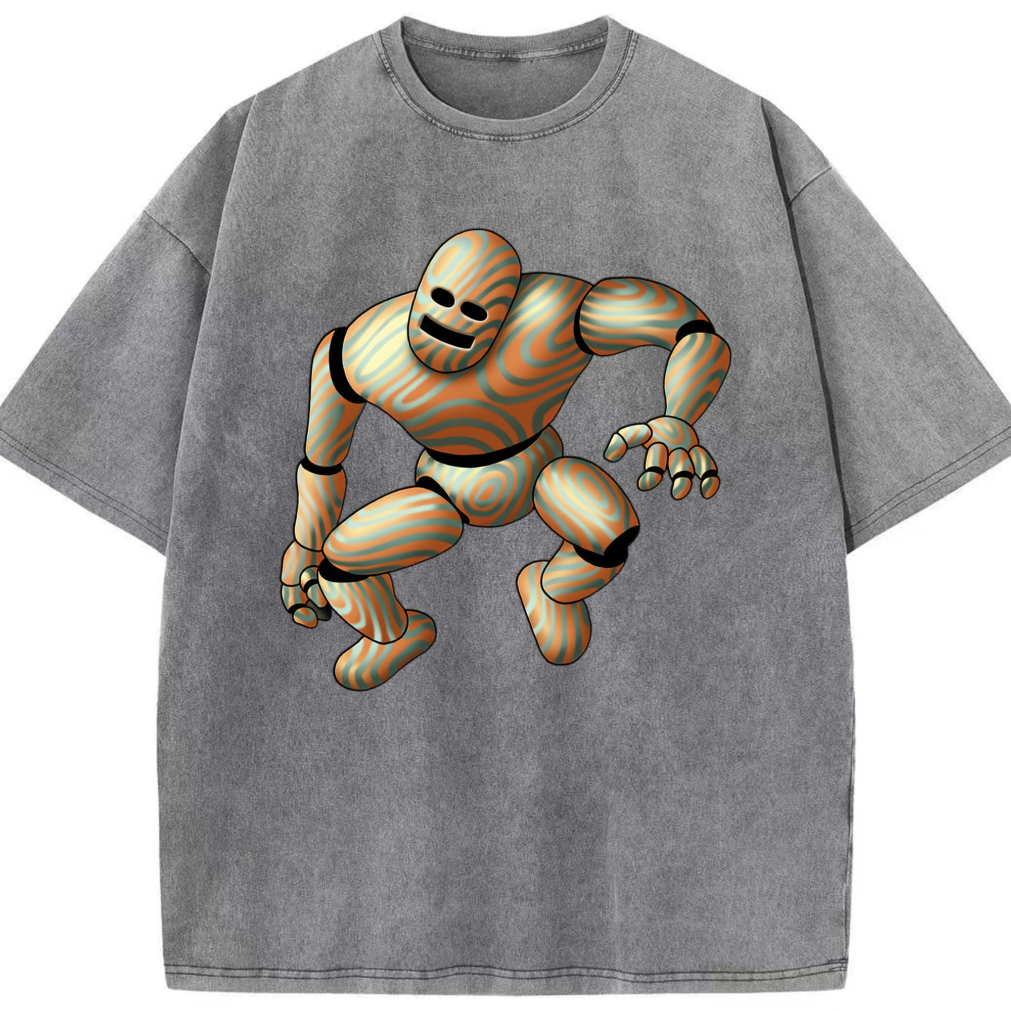 （画像用） ドラゴンクエスト Doragon Kuesuto Dragon Quest 綿100% ヴィンテージ風 半袖Tシャツ（フロントプリント）